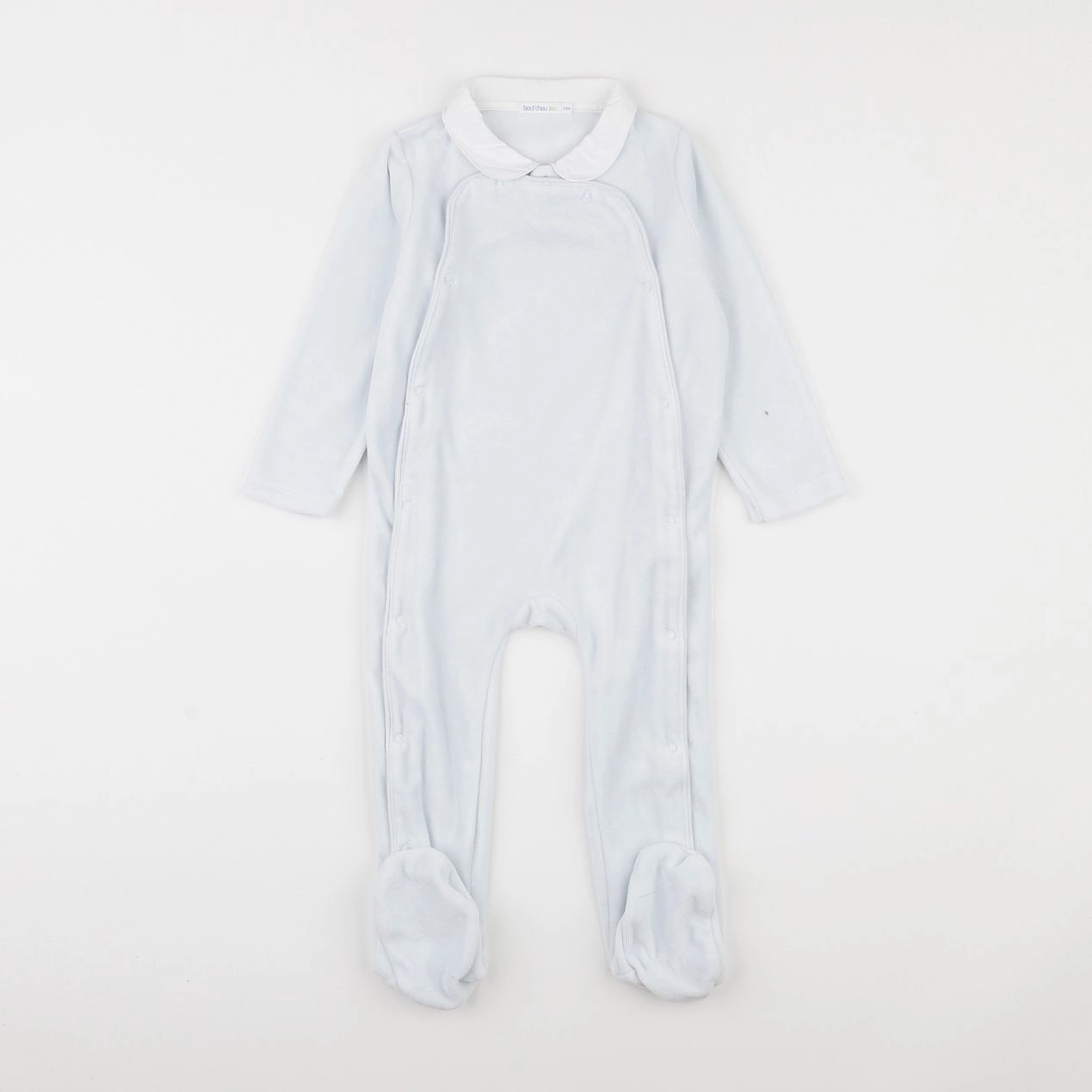 Boutchou - pyjama velours blanc - 2 ans