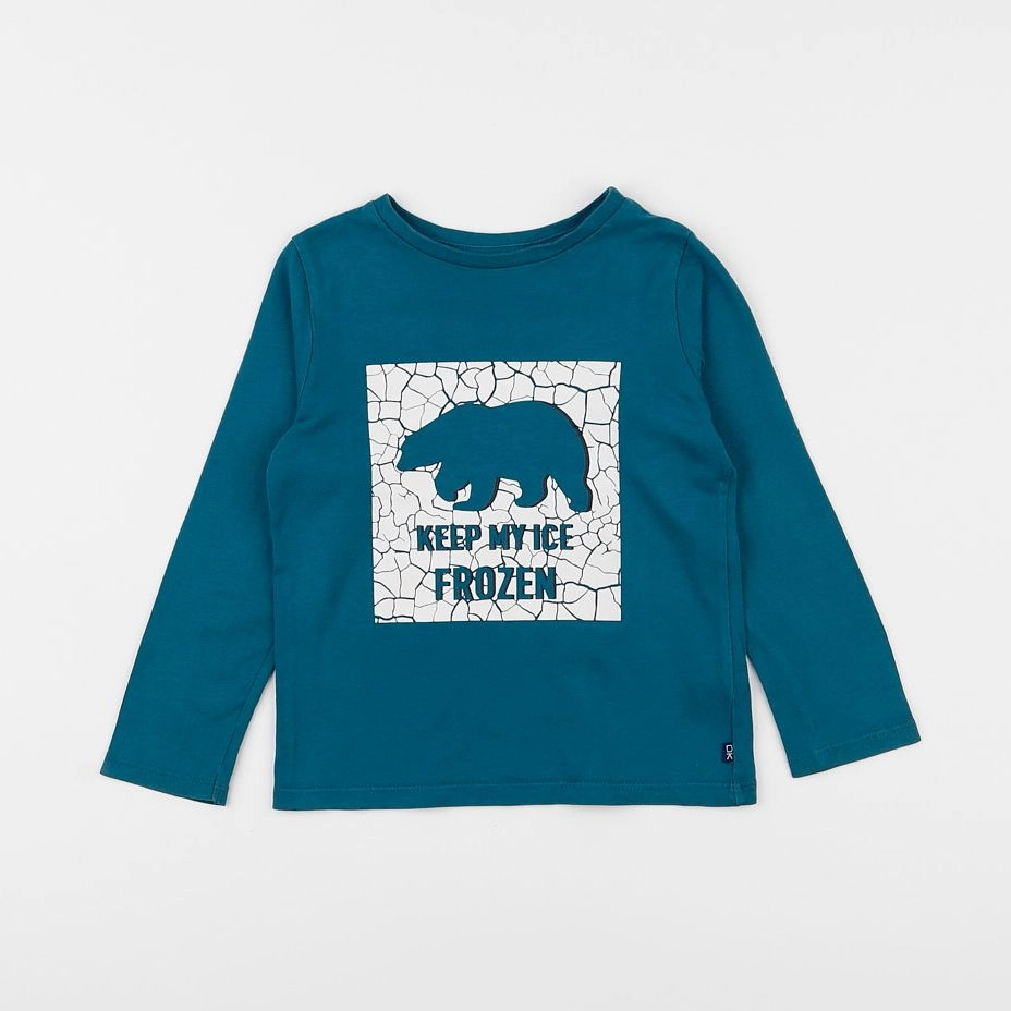 Okaidi - tee-shirt bleu - 3 ans