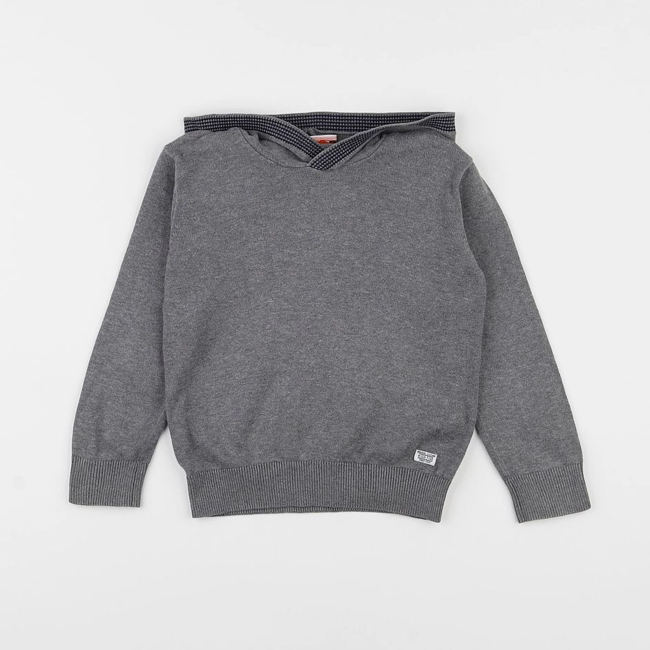 Tape à l'oeil - pull gris - 4 ans