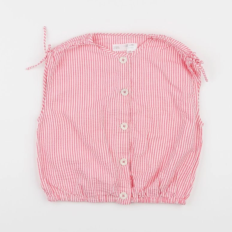 Zara - blouse rose - 4/5 ans