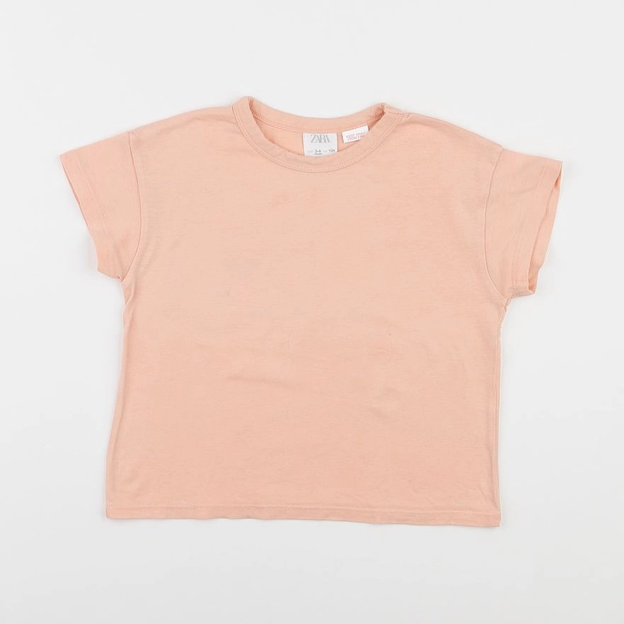 Zara - tee-shirt rose - 3/4 ans