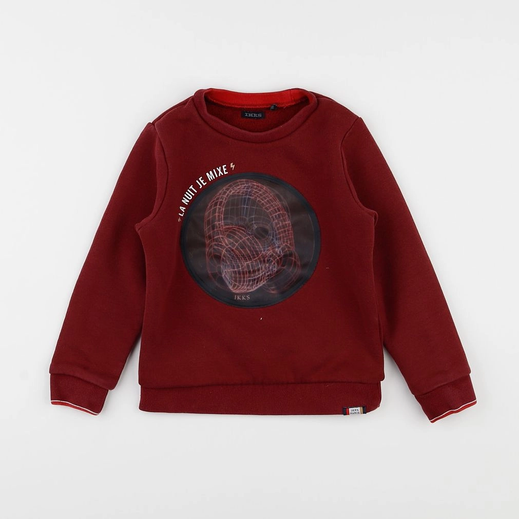 IKKS - sweat rouge - 6 ans