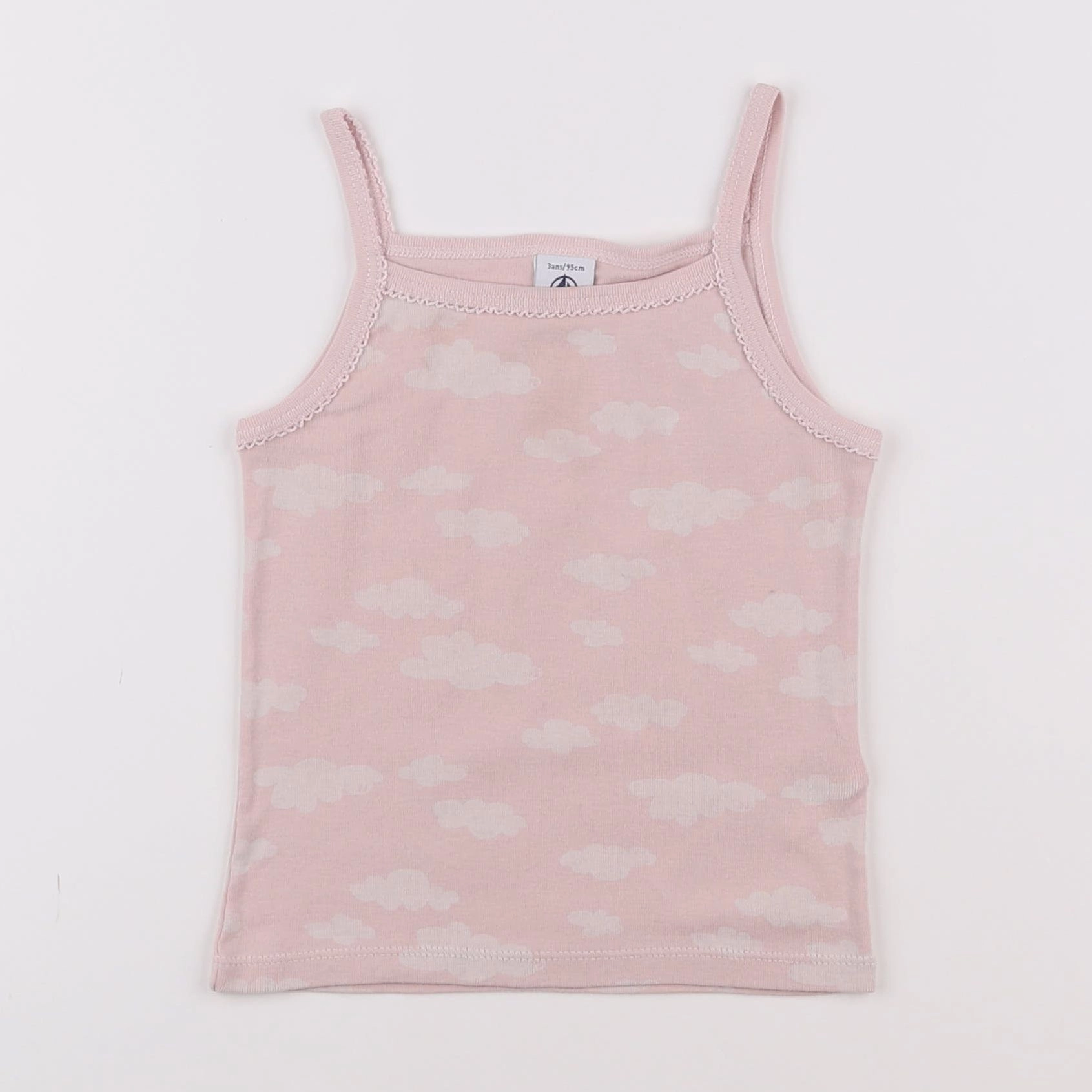 Petit Bateau - maillot de corps rose - 3 ans