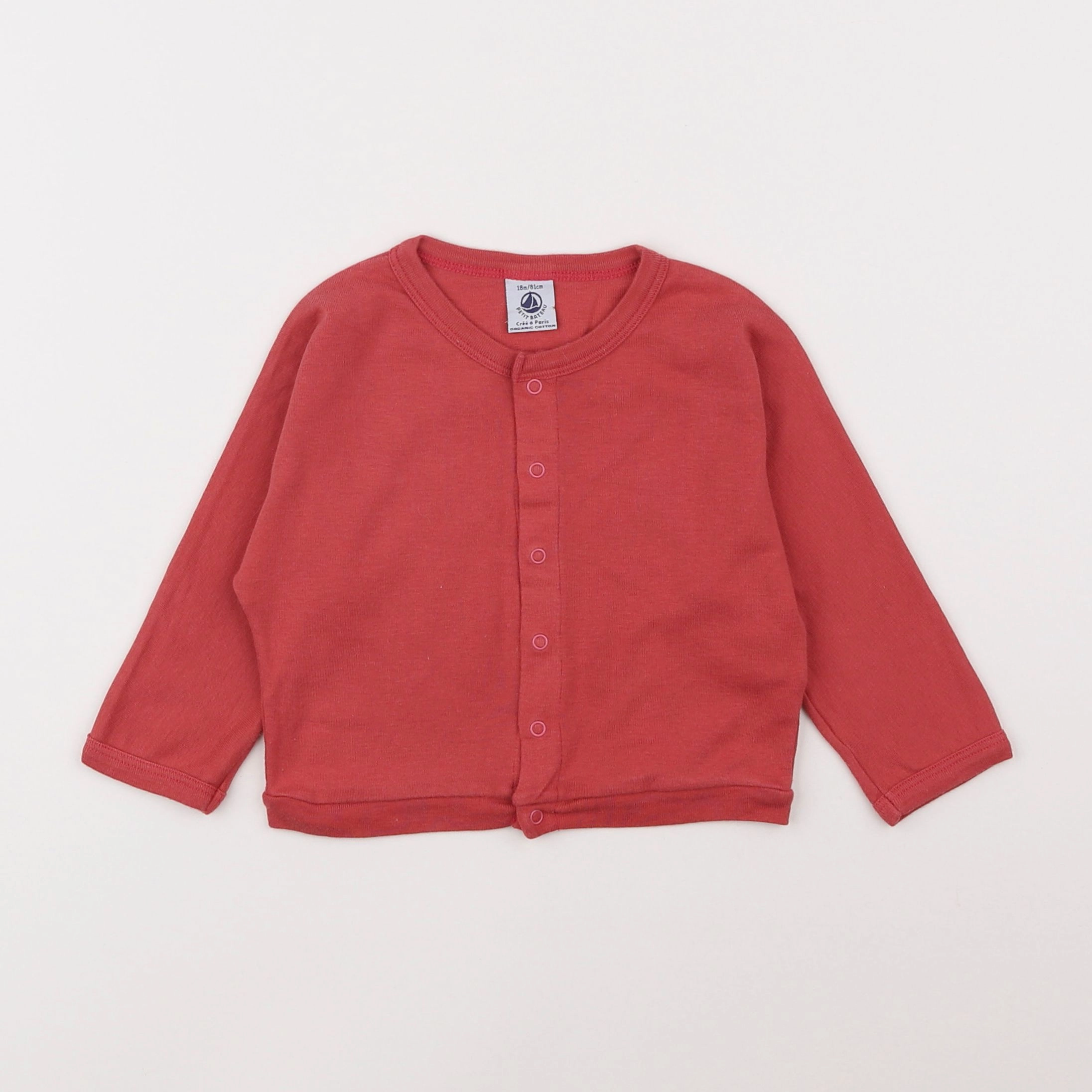 Petit Bateau - tee-shirt rose - 18 mois