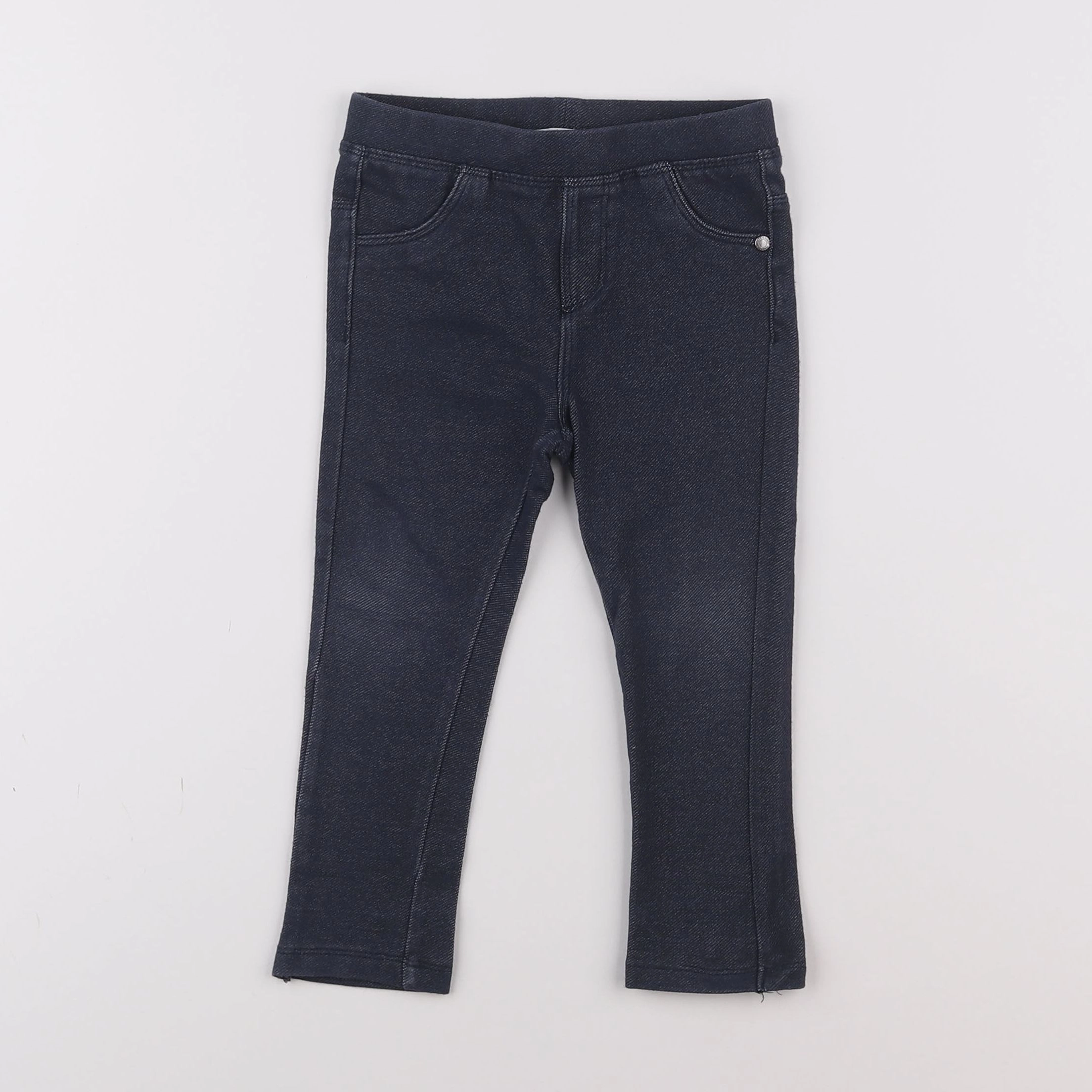 Vertbaudet - jegging bleu - 18 mois