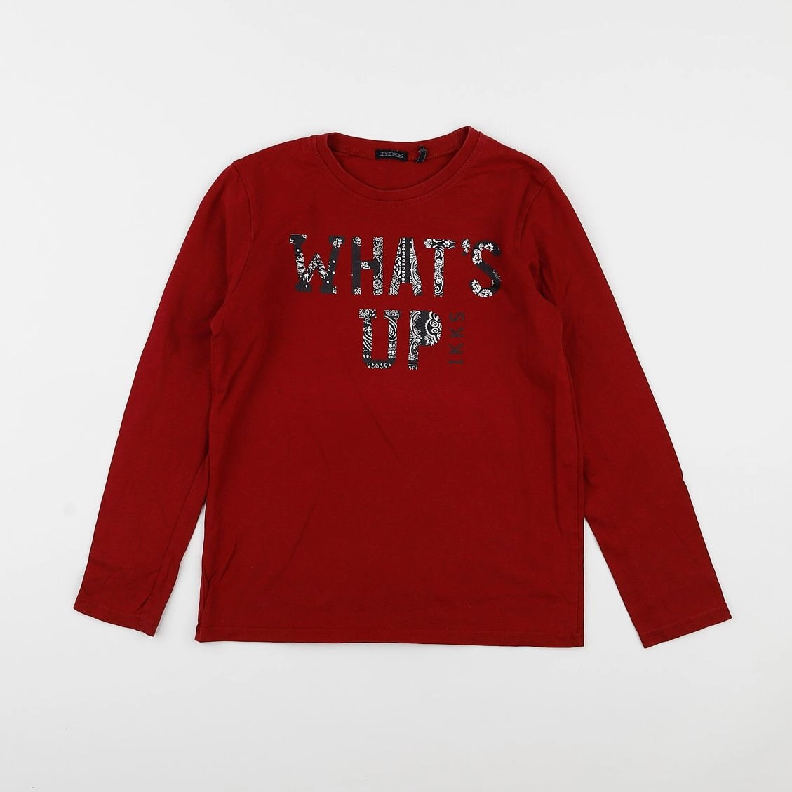 IKKS - tee-shirt rouge - 8 ans