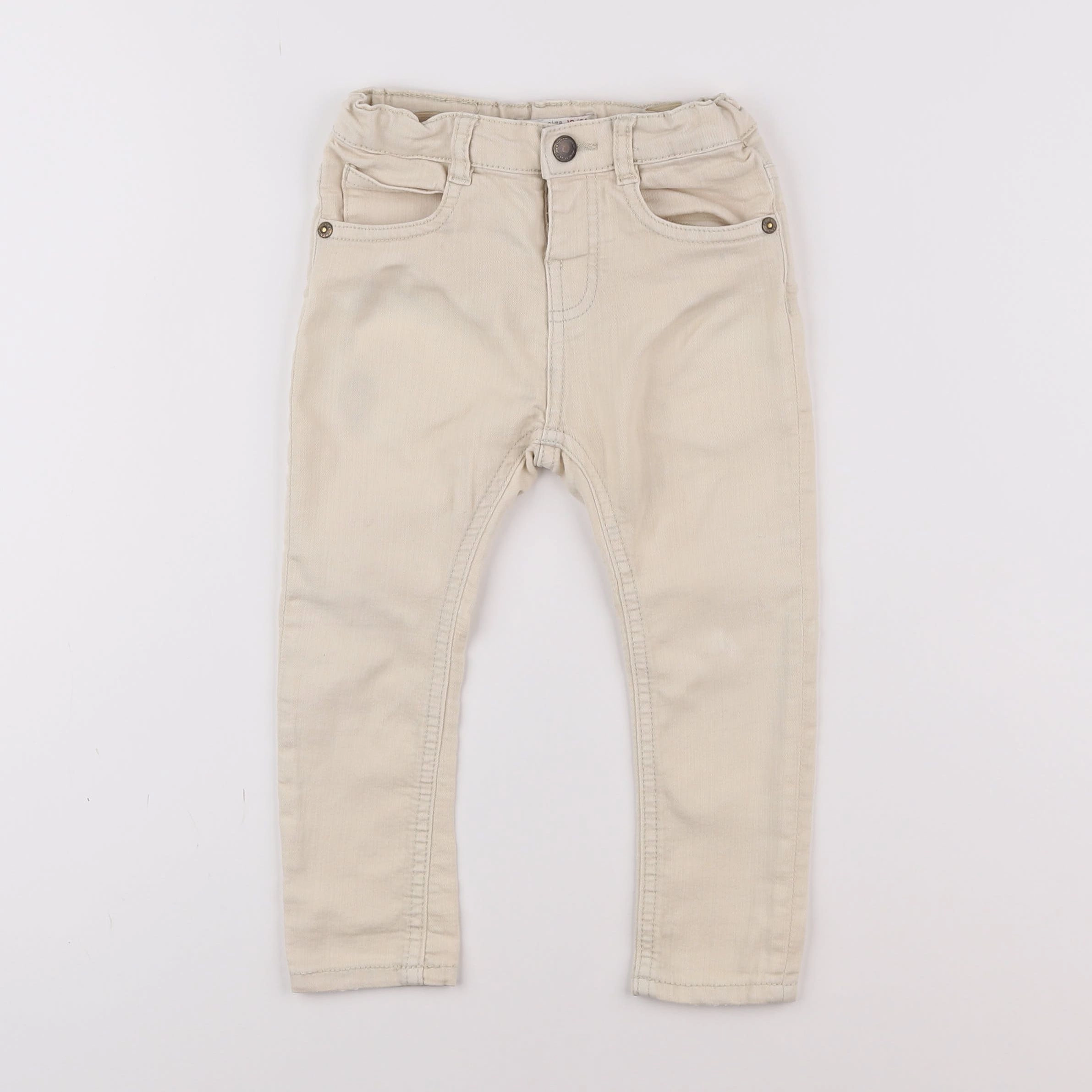 Zara - jean beige - 18 mois à 2 ans