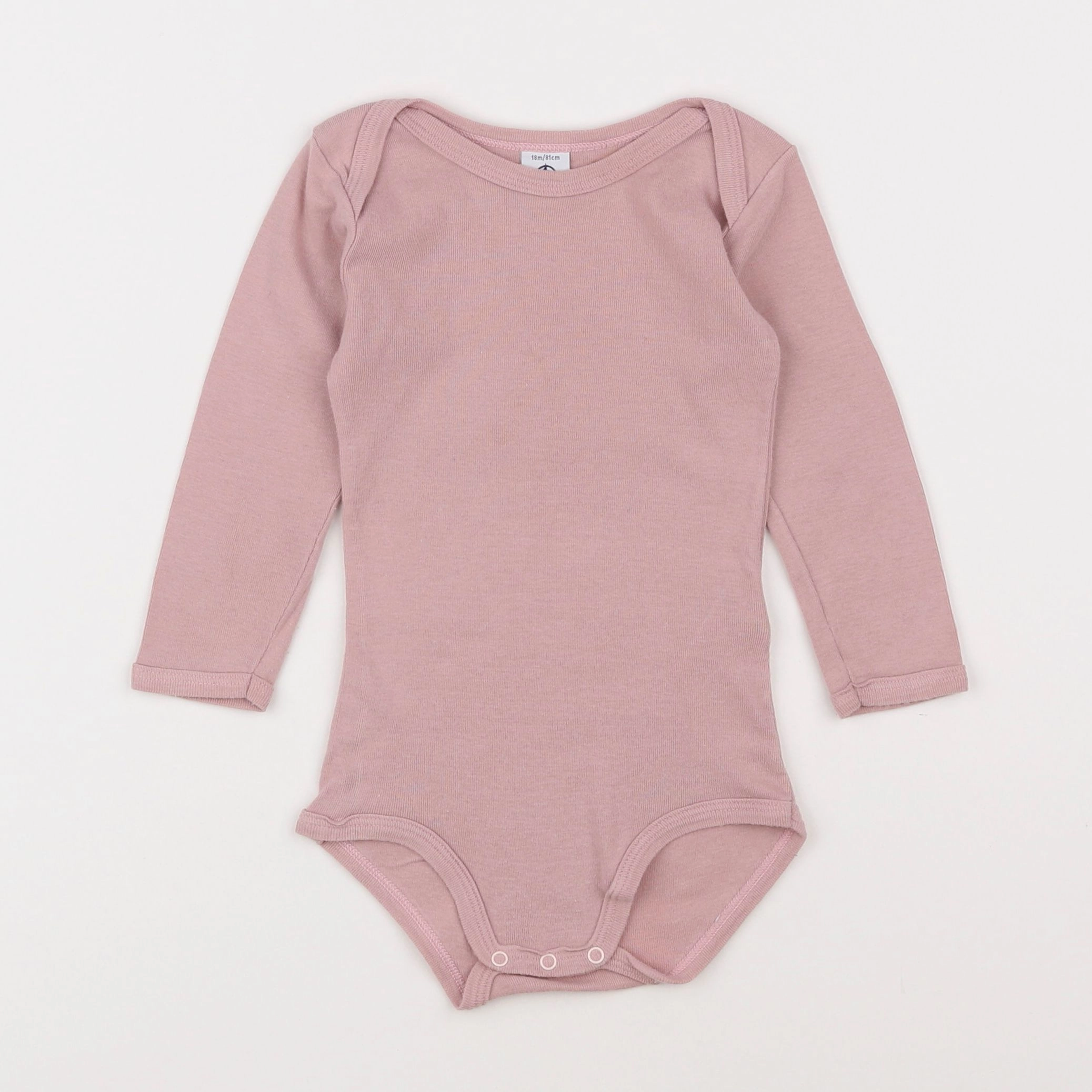 Petit Bateau - body rose - 18 mois