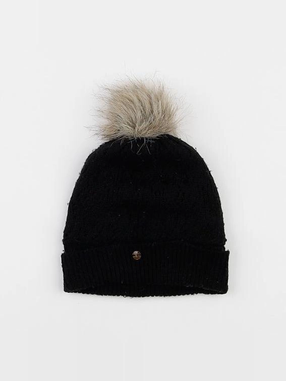 IKKS - bonnet noir - 7/8 ans