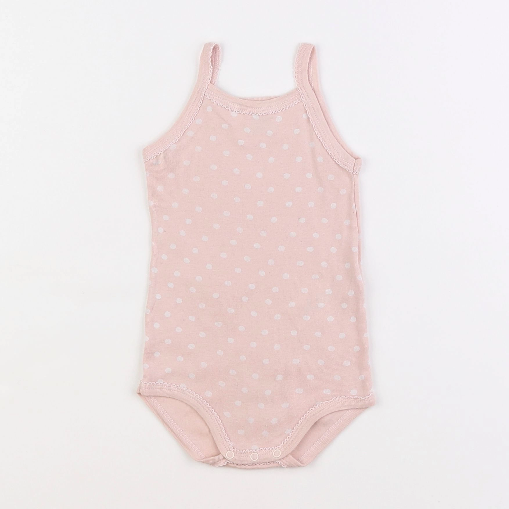 Petit Bateau - body rose - 12 mois