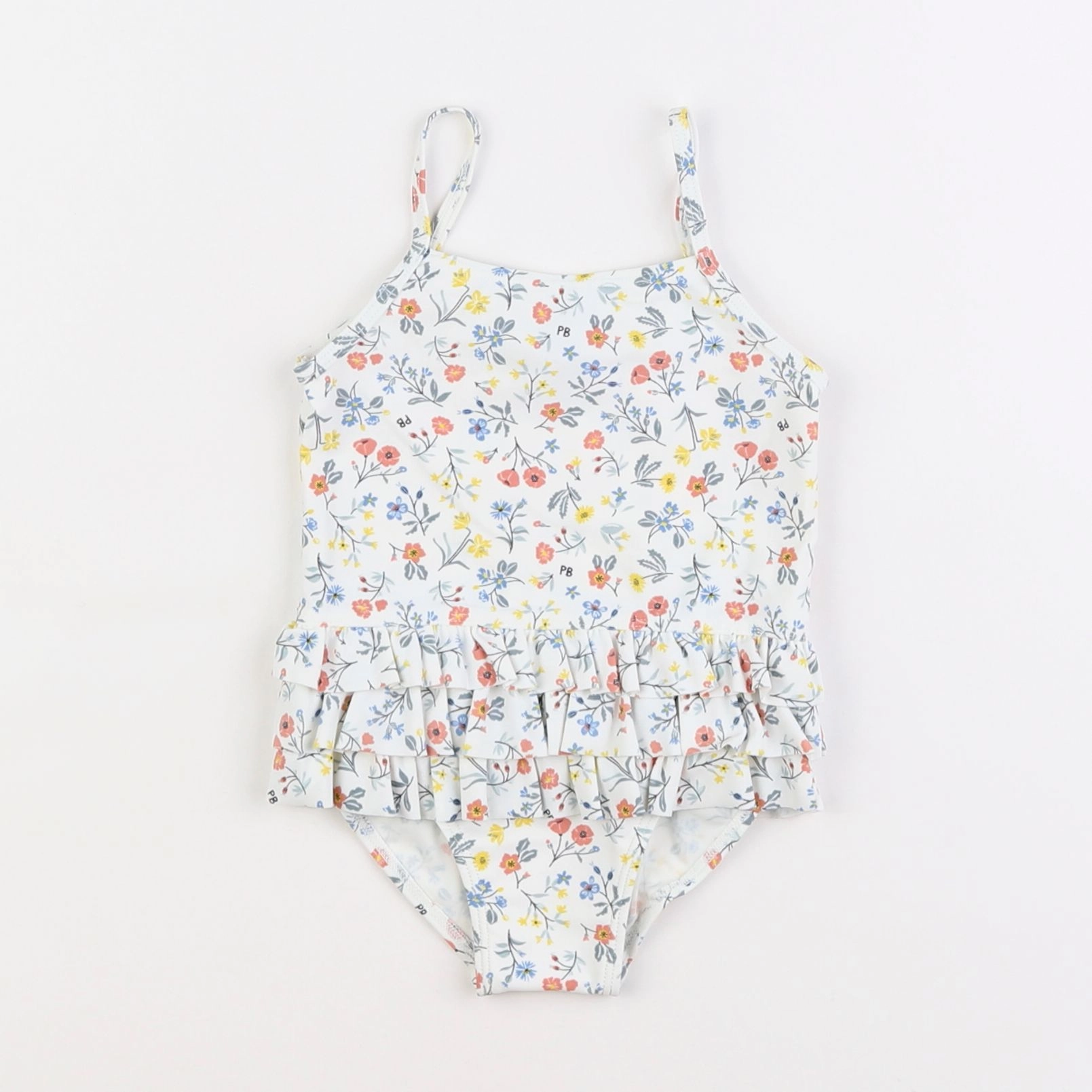 Petit Bateau - maillot de bain blanc - 12 mois