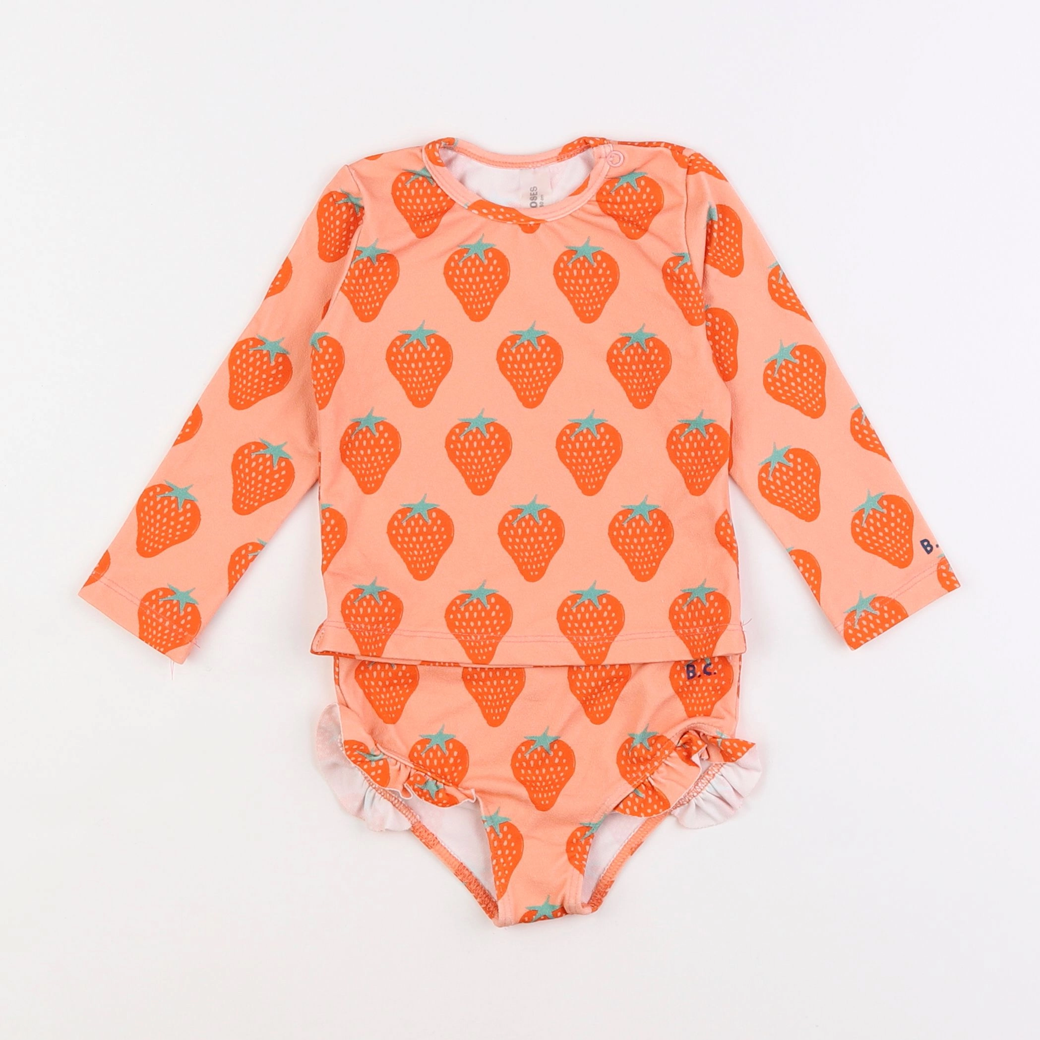 Bobo Choses - ensemble de bain orange - 12/18 mois