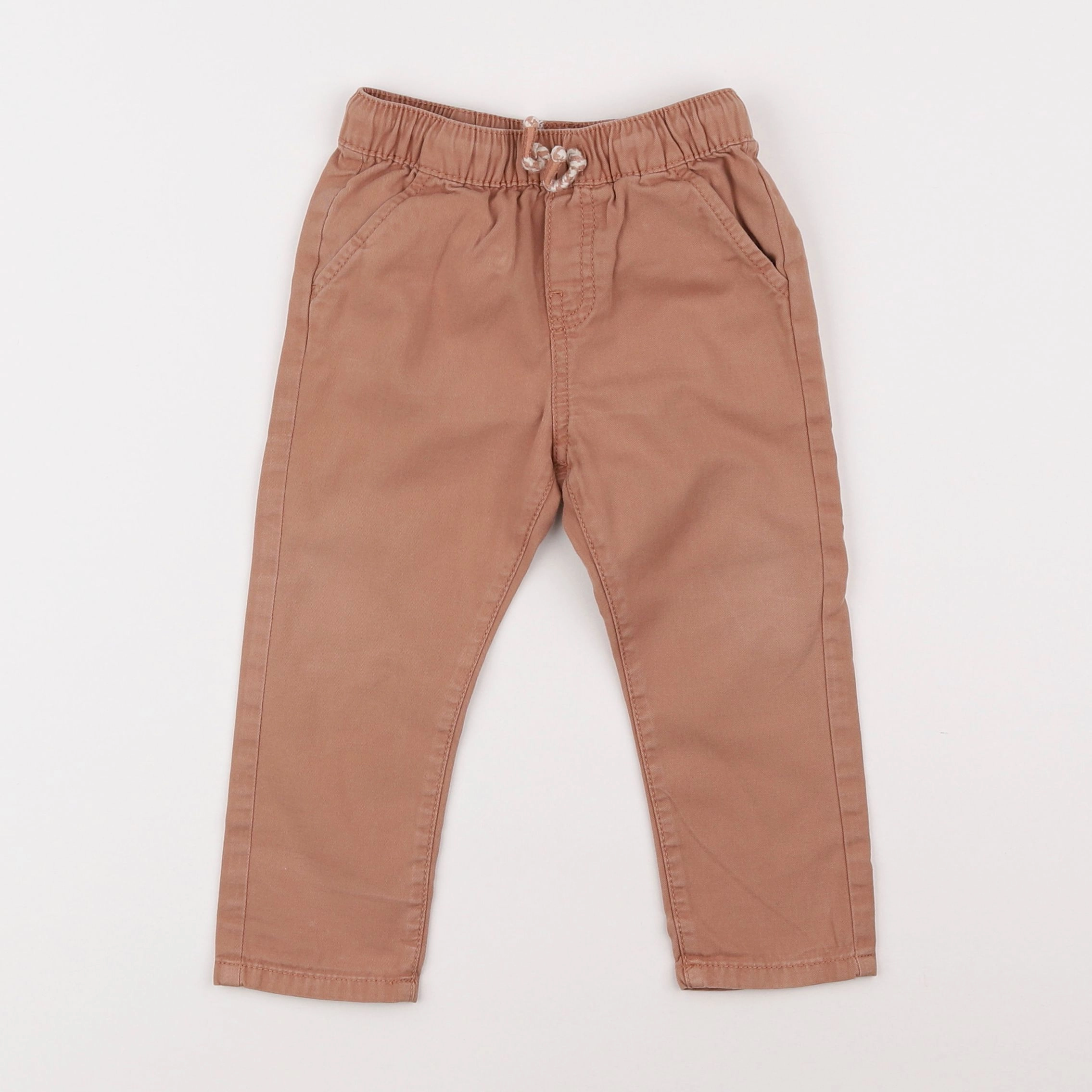 Vertbaudet - pantalon marron - 18 mois