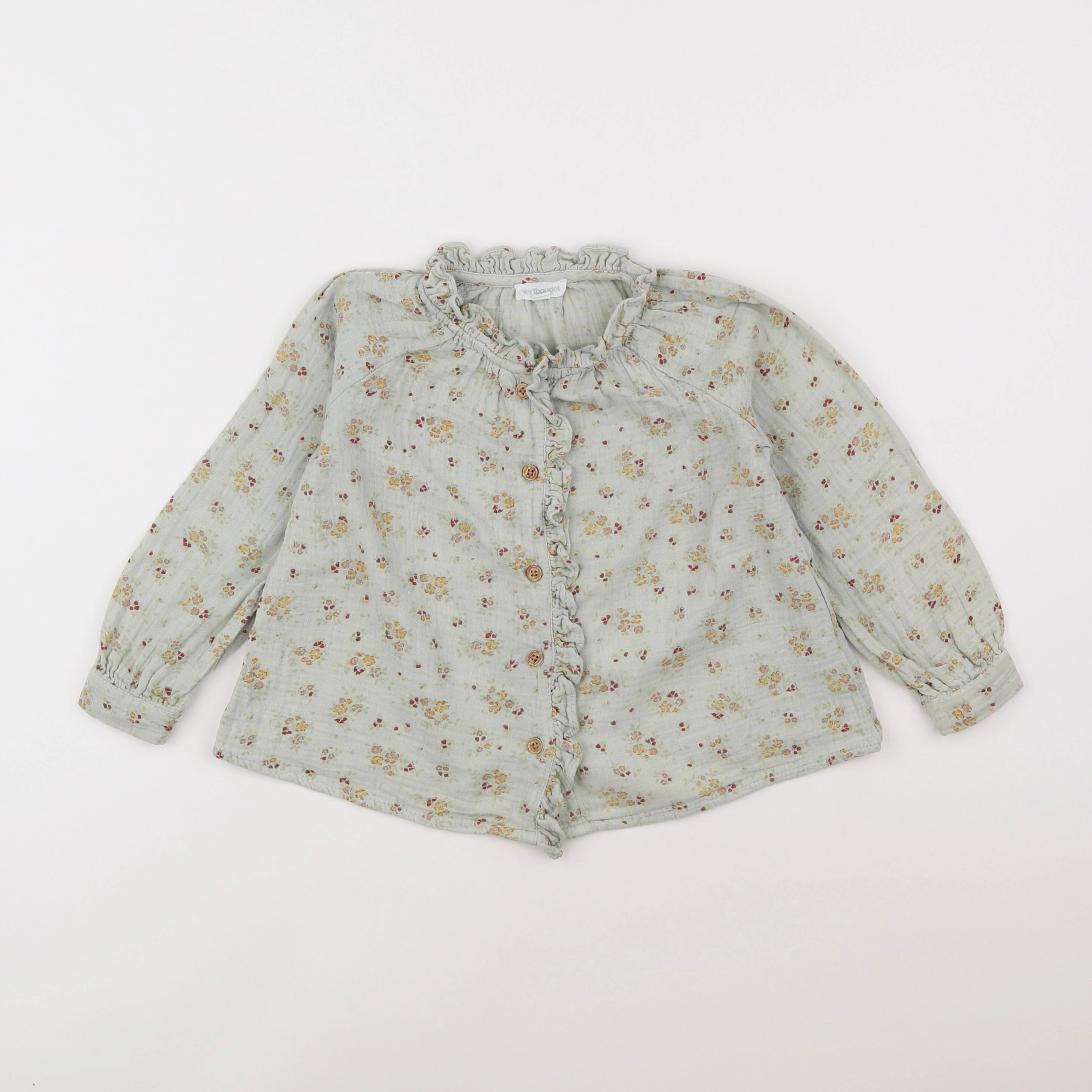 Vertbaudet - blouse vert - 3 ans