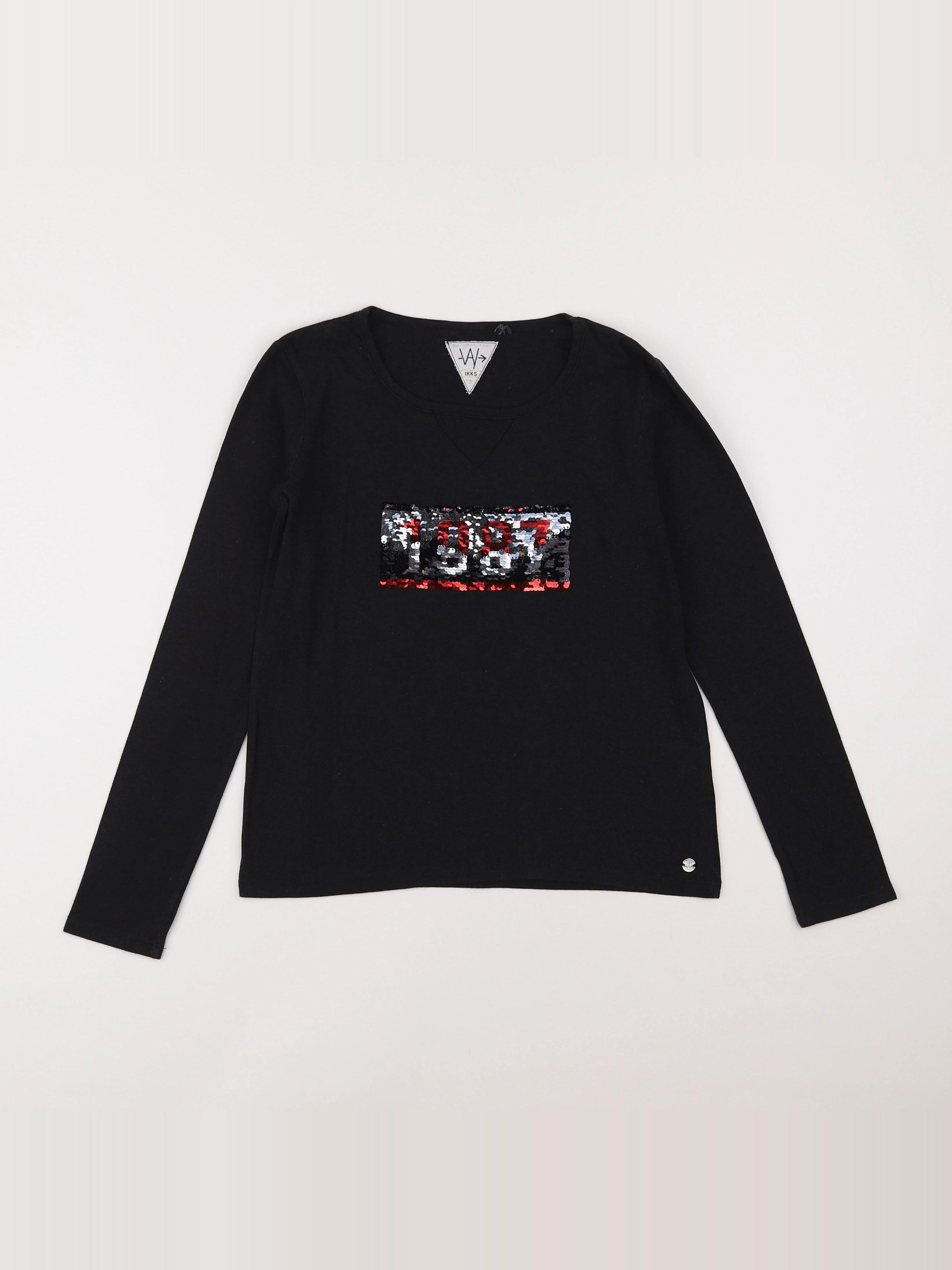 IKKS - tee-shirt noir - 12 ans