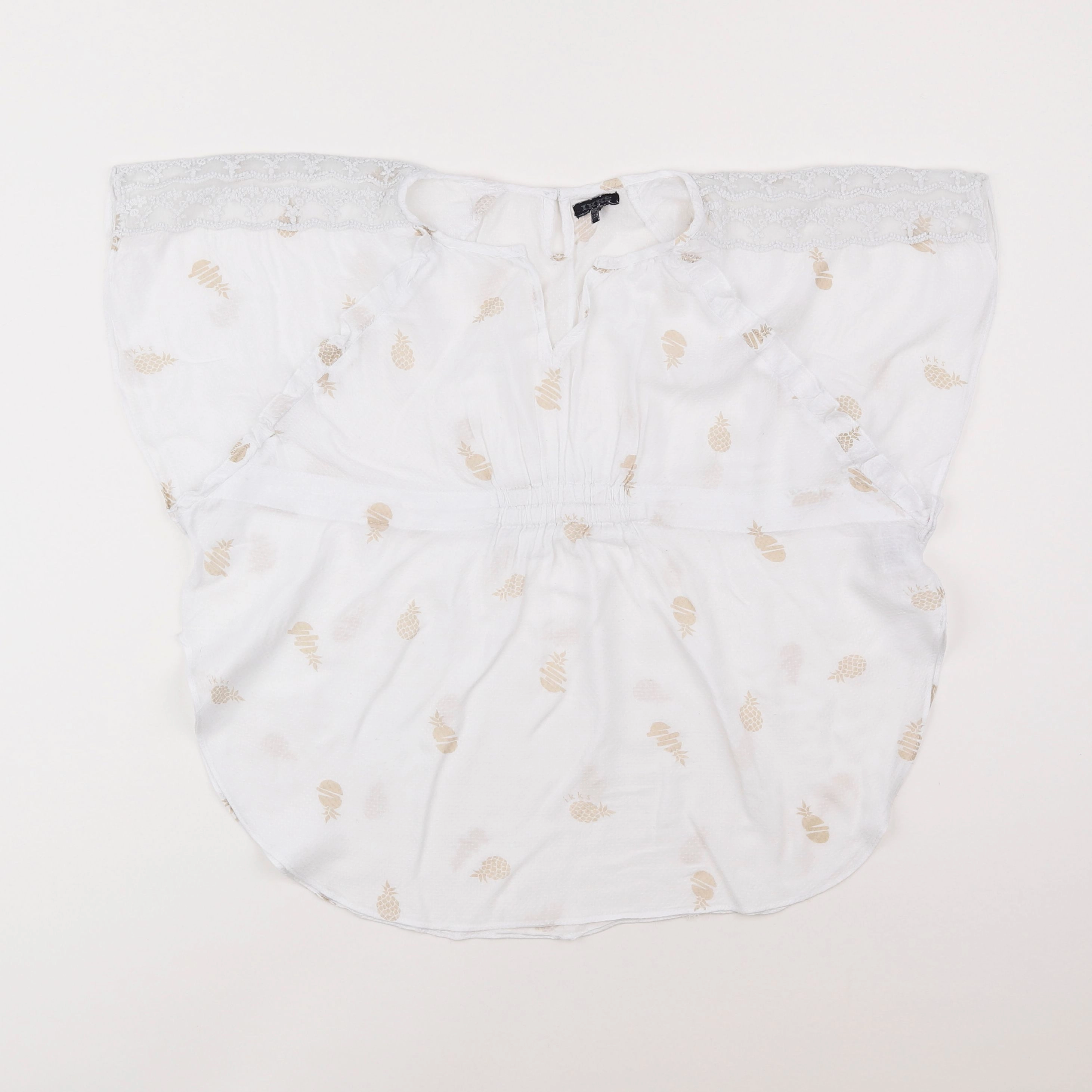 IKKS - blouse blanc - 10 ans