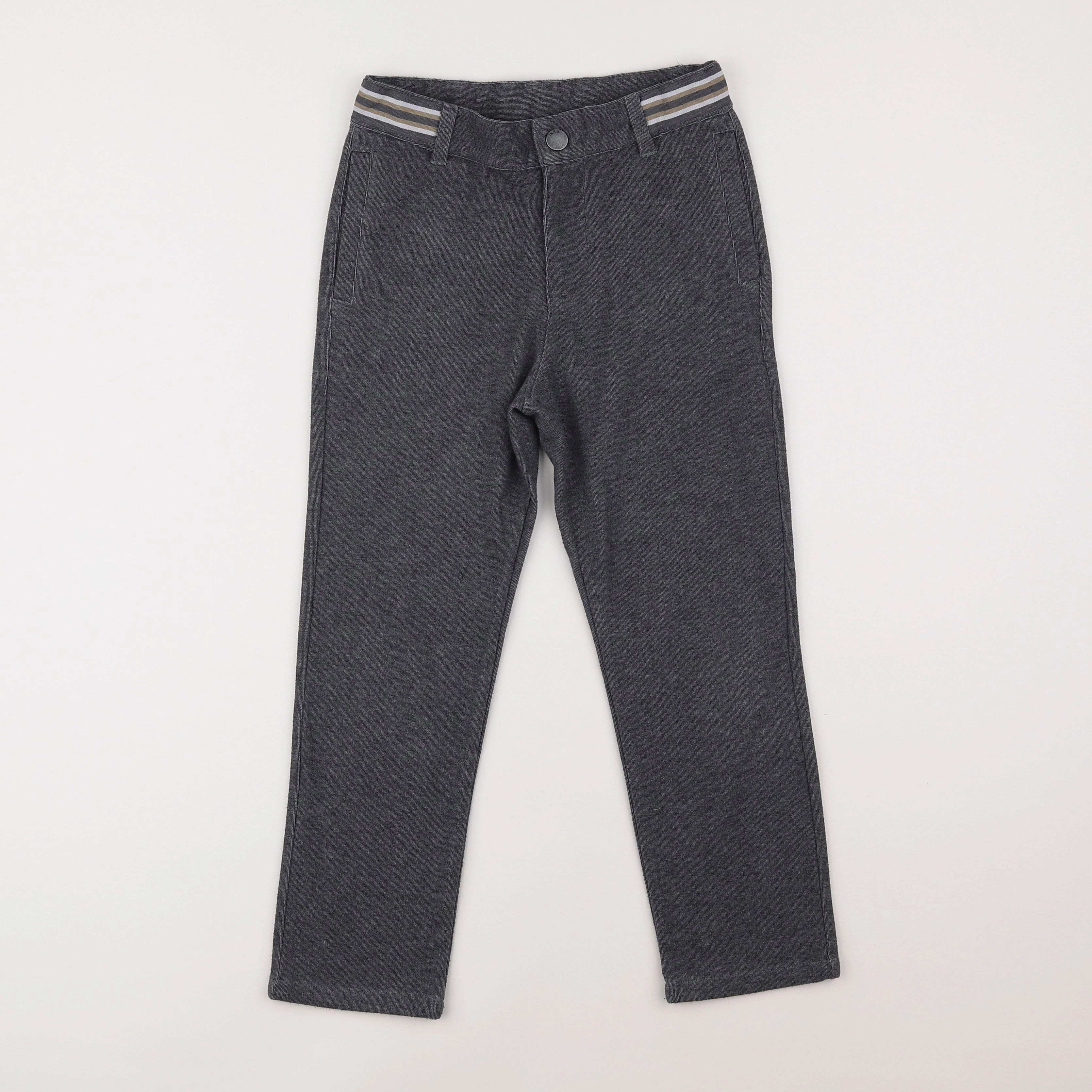 IKKS - pantalon gris - 8 ans