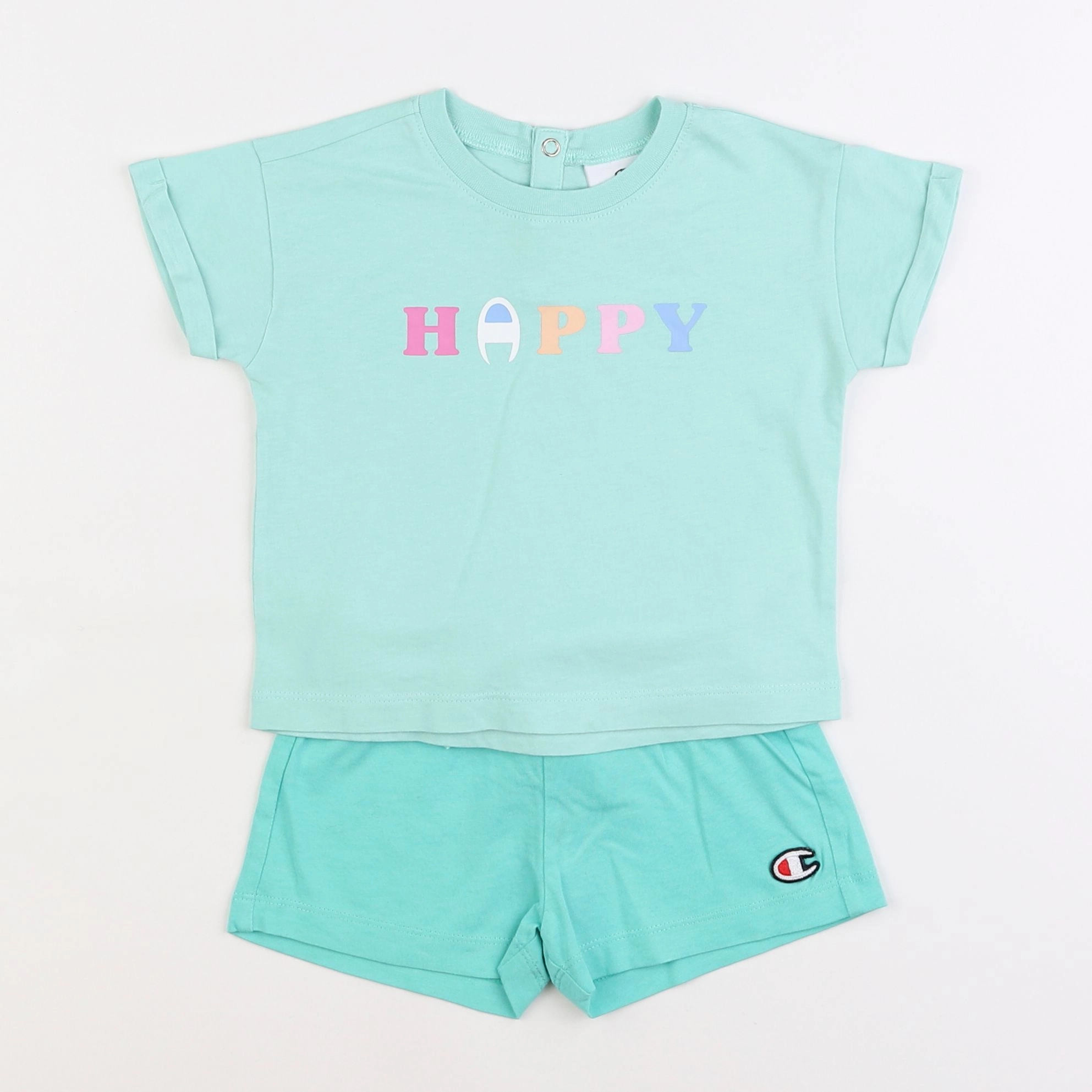 Champion  - pyjama coton vert - 12 mois