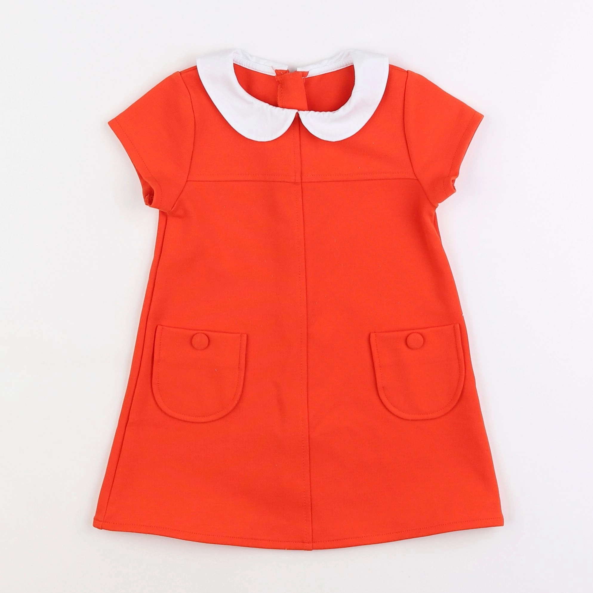 Jacadi - robe rouge - 2 ans