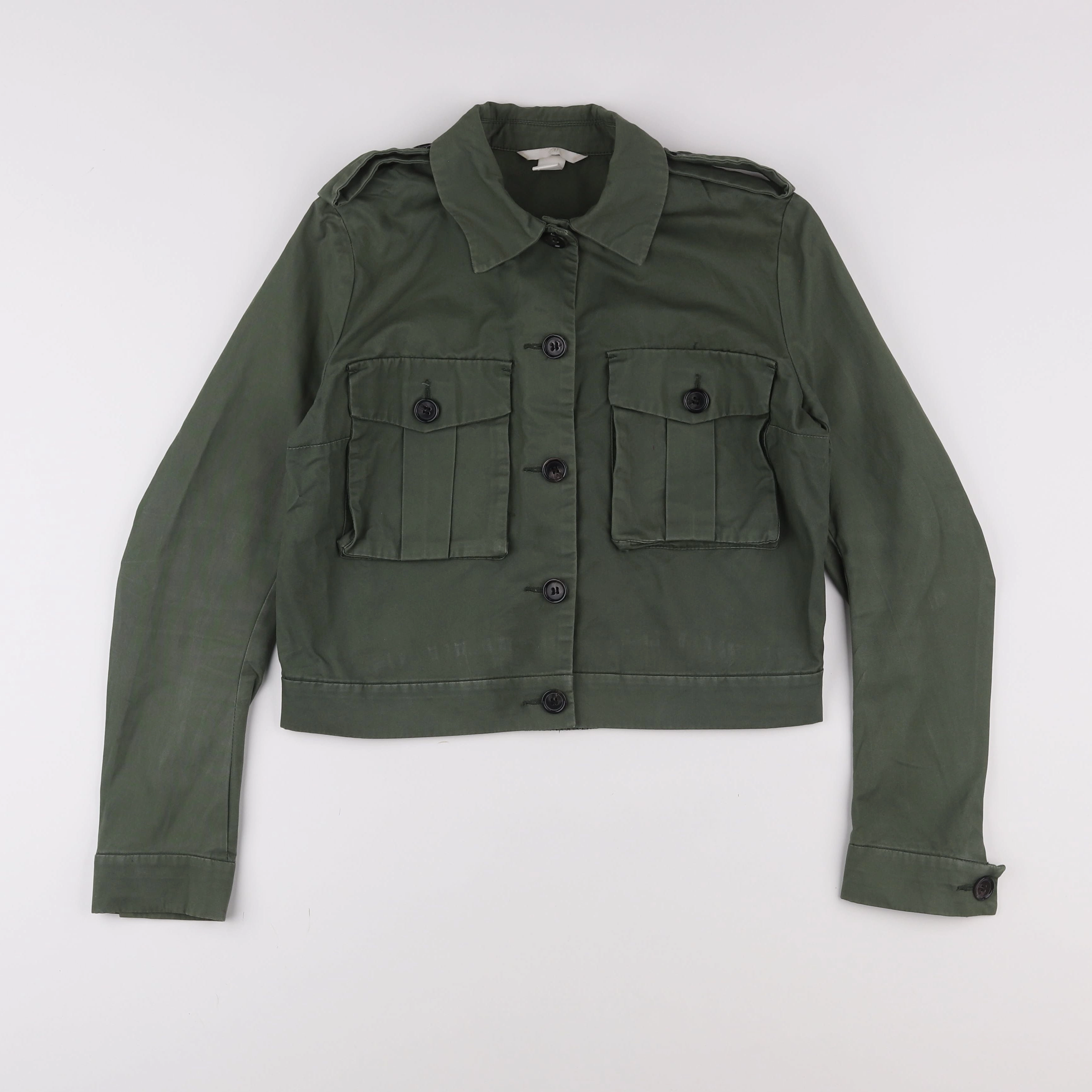 H&M - veste vert - 6 ans