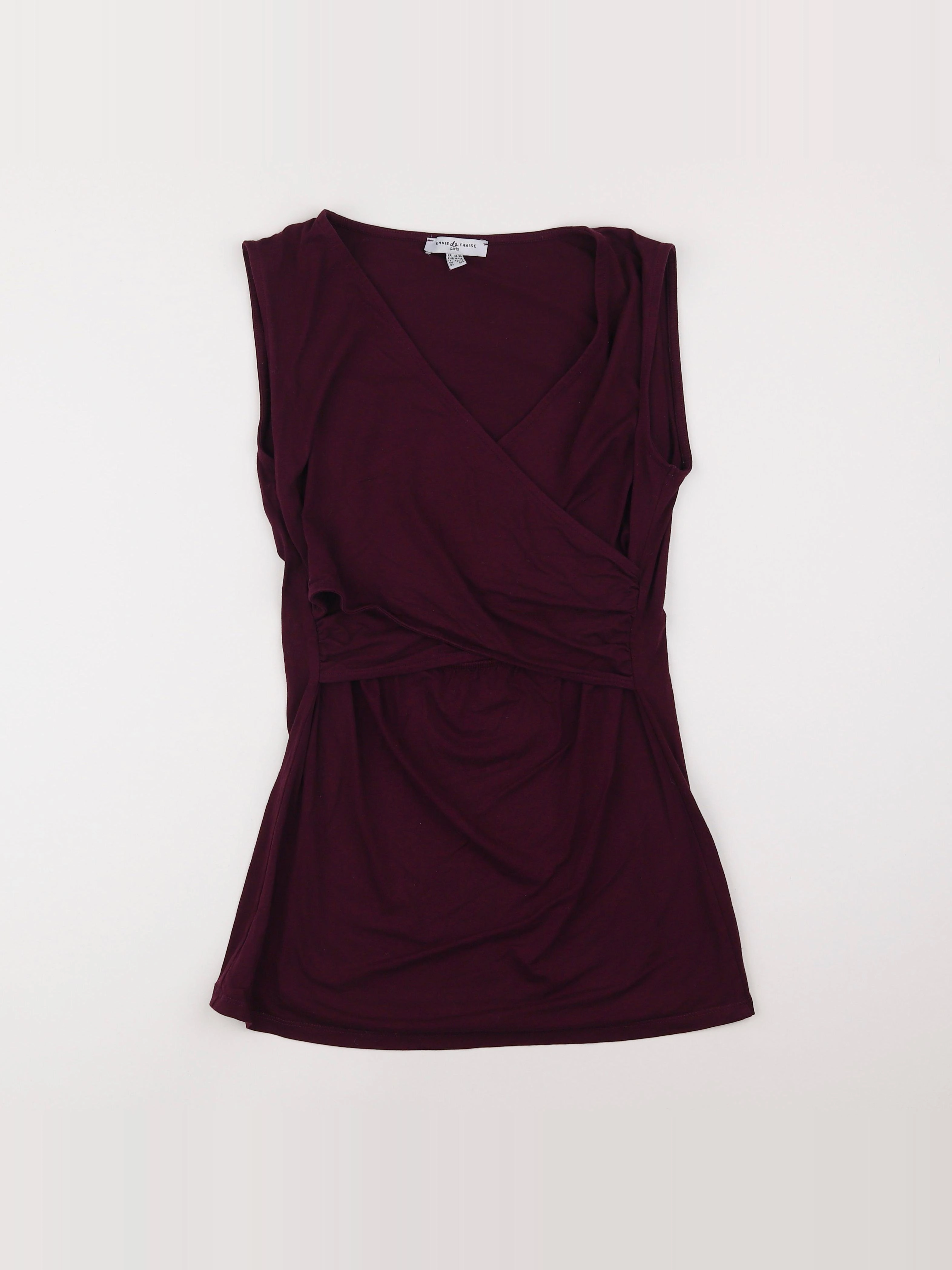 Envie de fraise - gilet grossesse rouge - 38 à 40