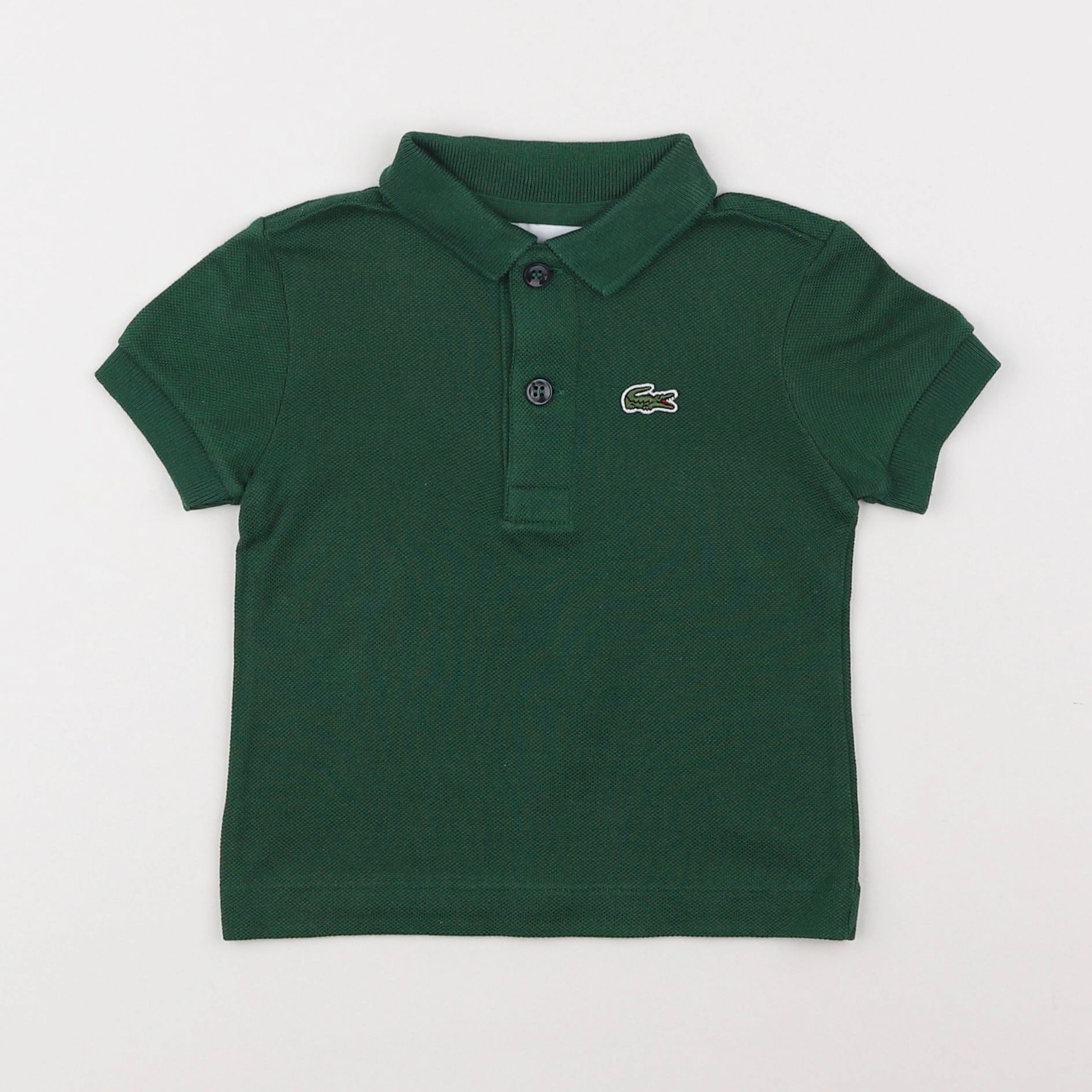 Lacoste - polo vert - 12 mois