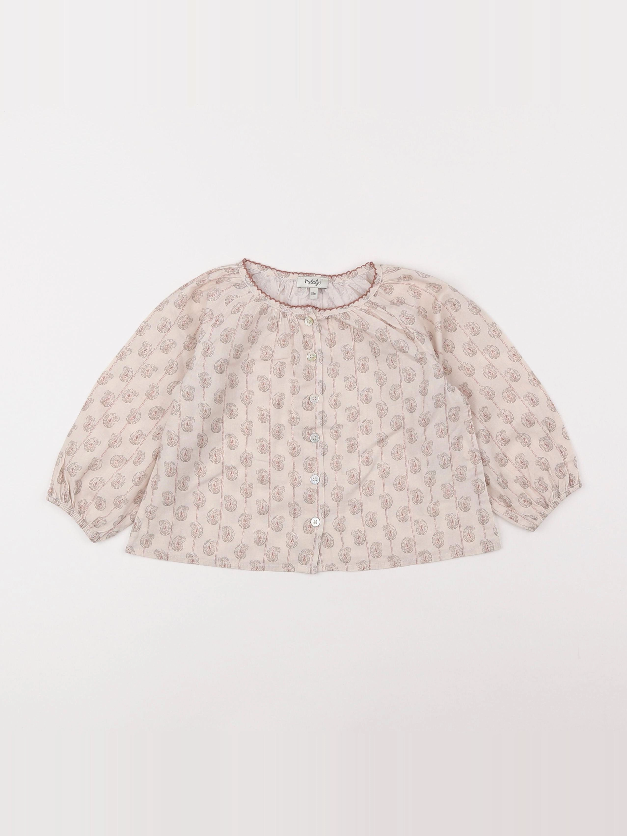 Natalys - blouse beige - 18 mois