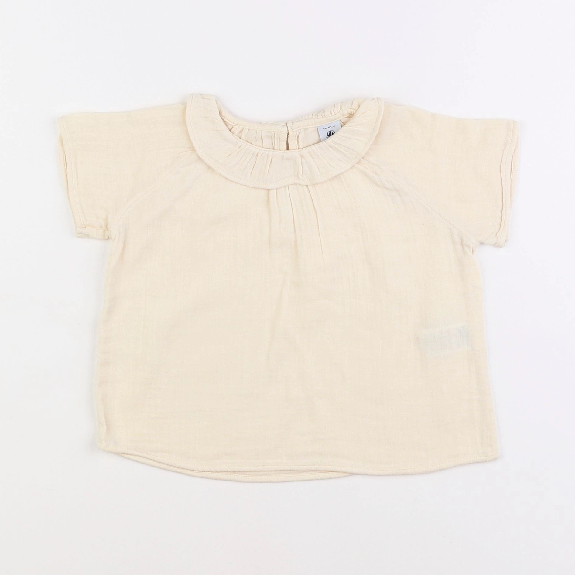 Petit Bateau - blouse beige - 18 mois