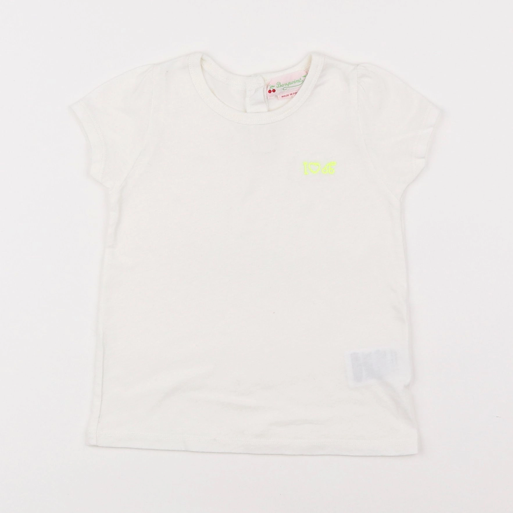 Bonpoint - tee-shirt blanc - 18 mois