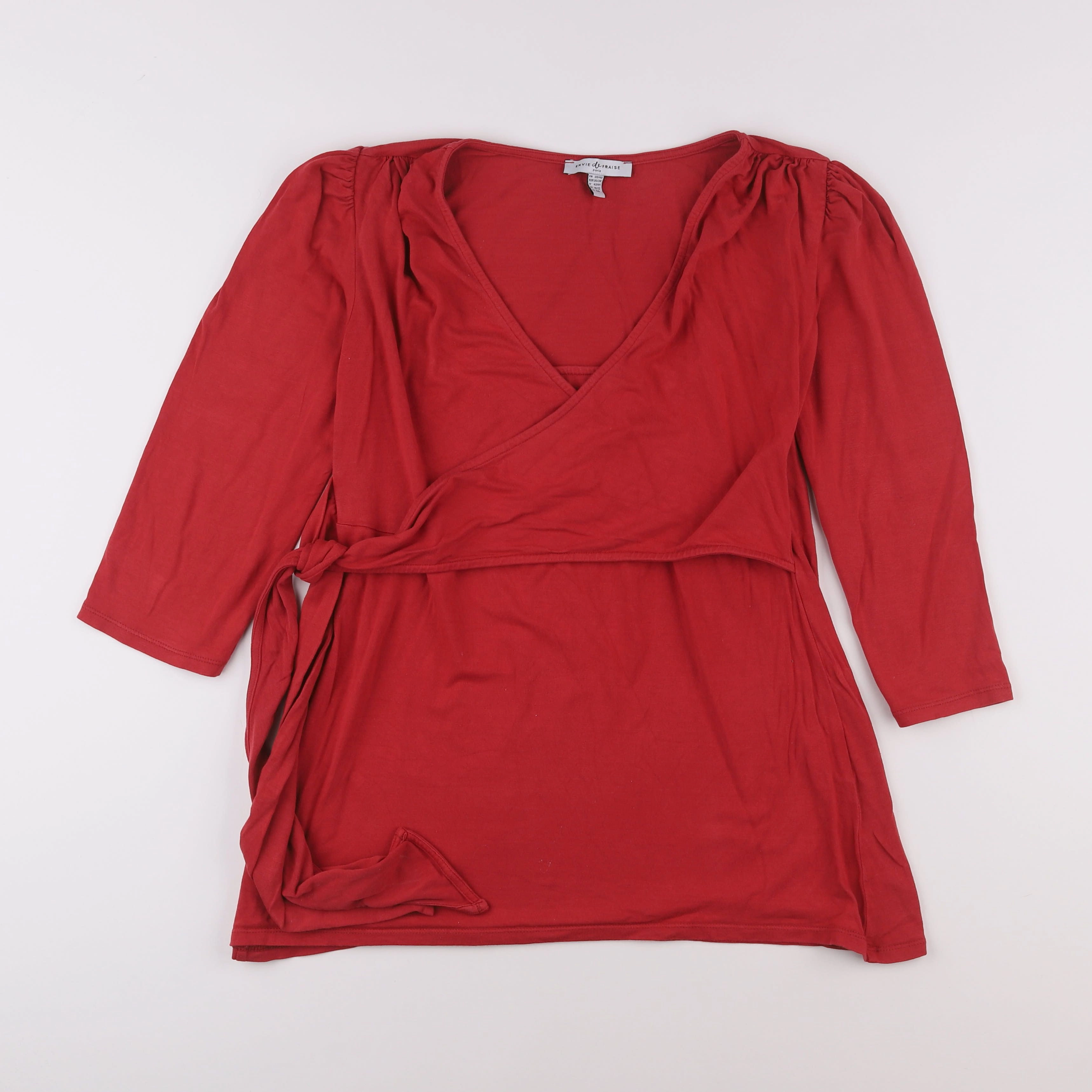 Envie de fraise - tee-shirt grossesse rouge - 38 à 40