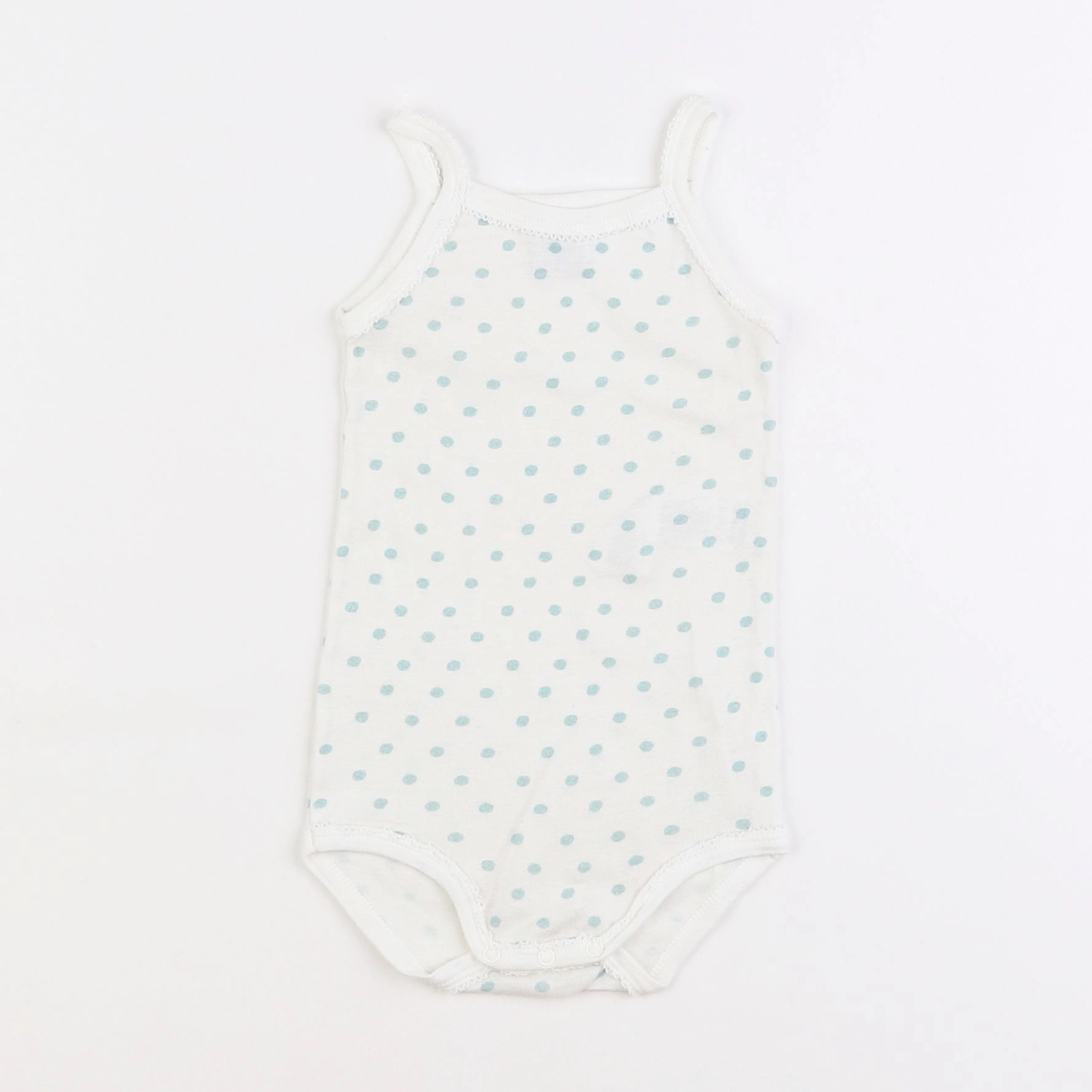 Petit Bateau - body blanc - 12 mois