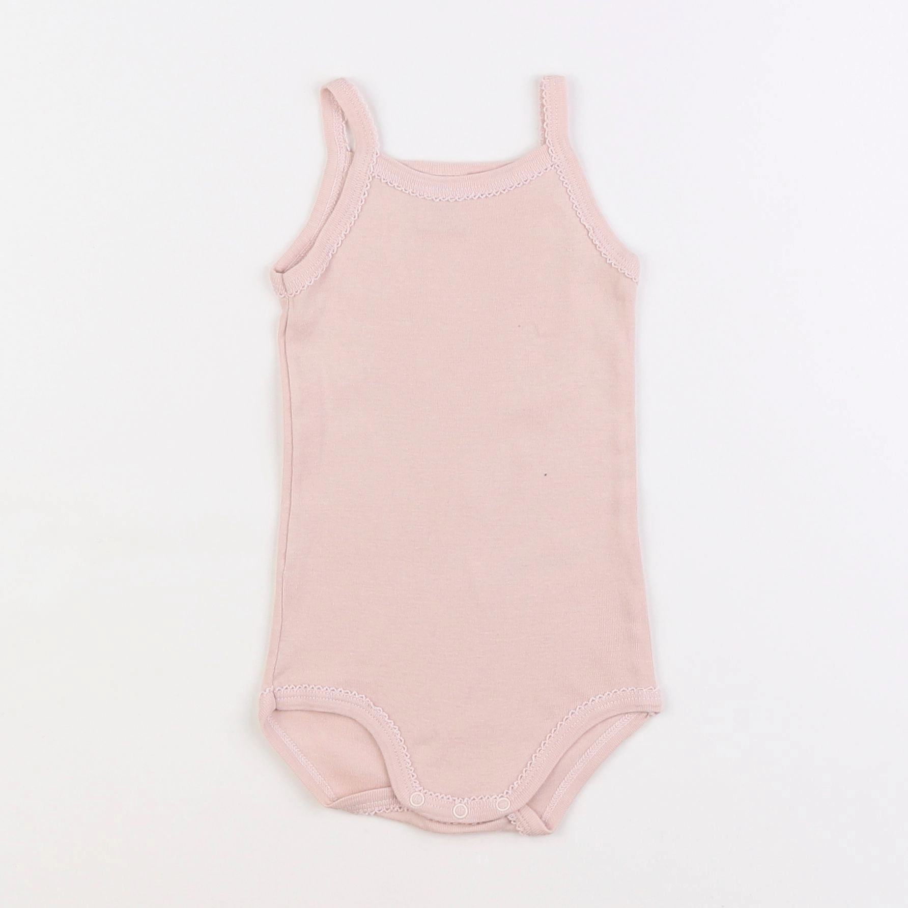 Petit Bateau - body rose - 12 mois