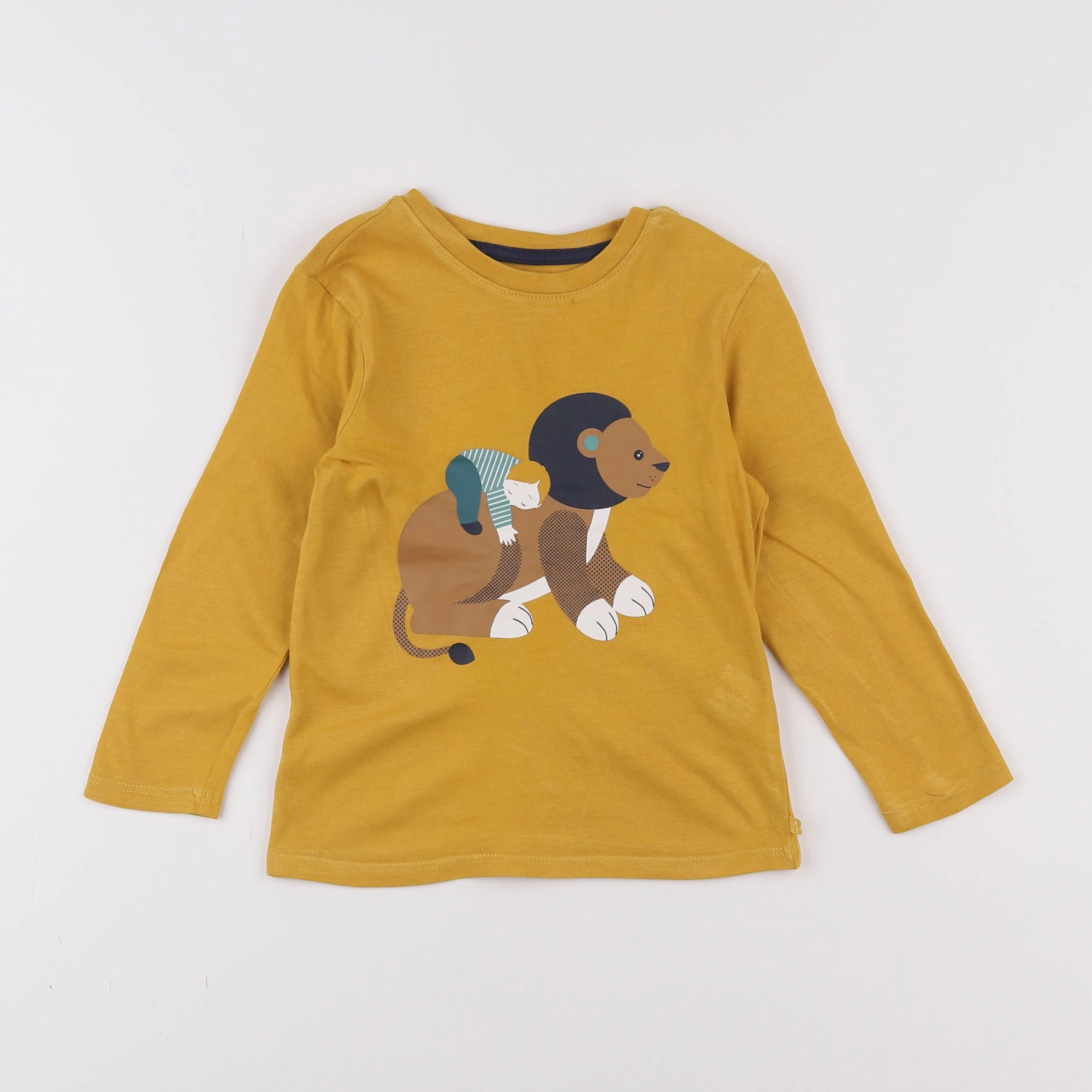 Okaidi - tee-shirt jaune - 2 ans