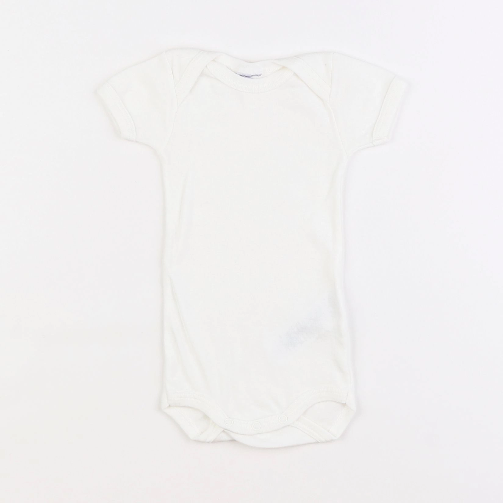 Petit Bateau - body blanc - 6 mois