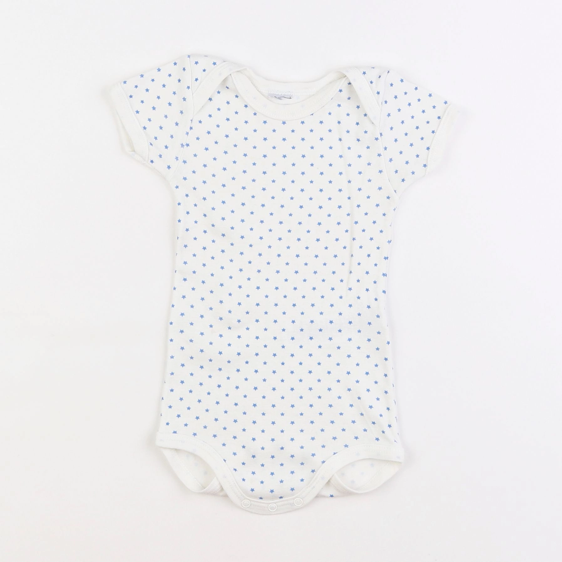 Petit Bateau - body blanc - 12 mois