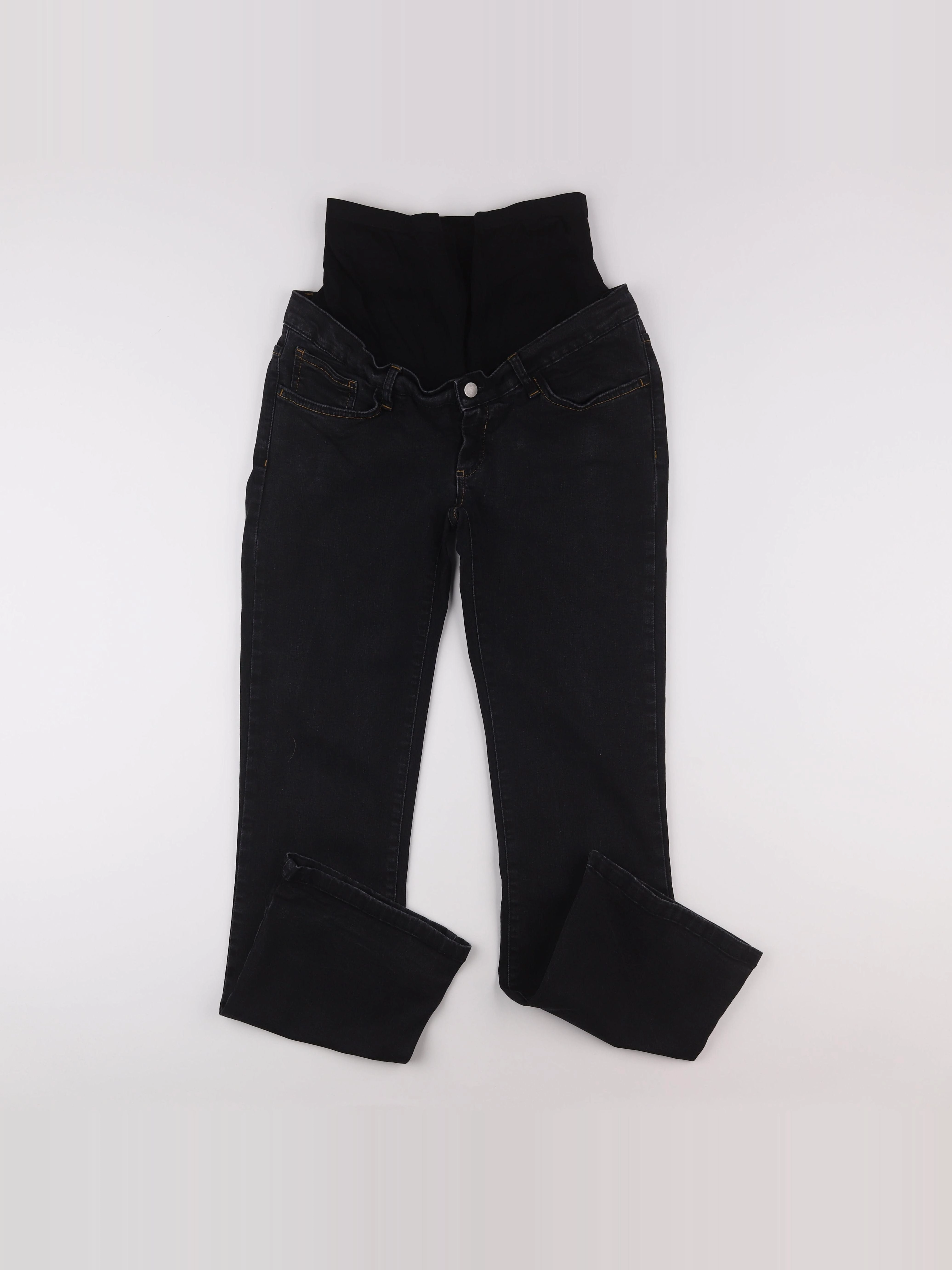Envie de fraise - jean grossesse gris - 42