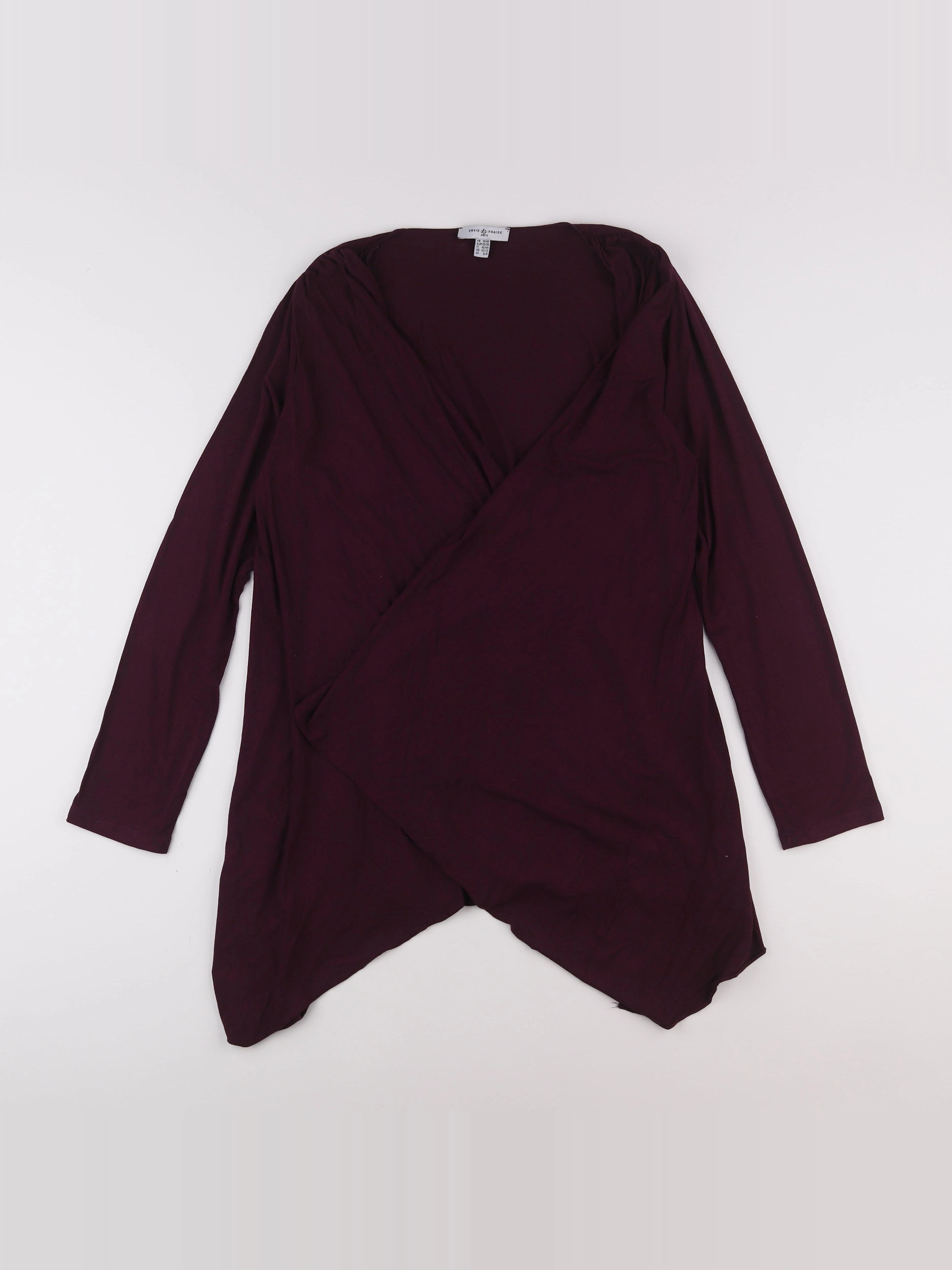 Envie de fraise - gilet grossesse rouge - 38 à 40