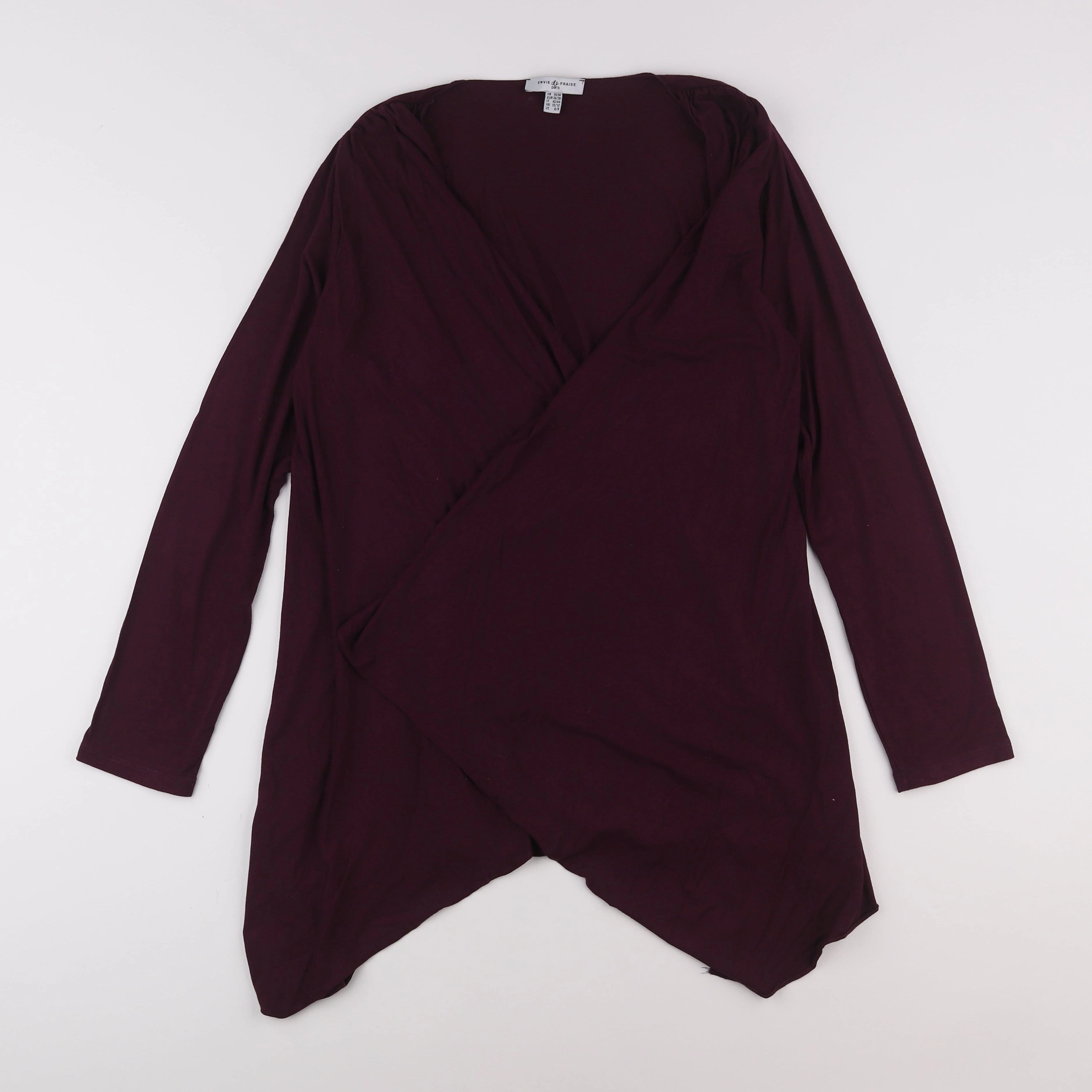 Envie de fraise - gilet grossesse rouge - 38 à 40