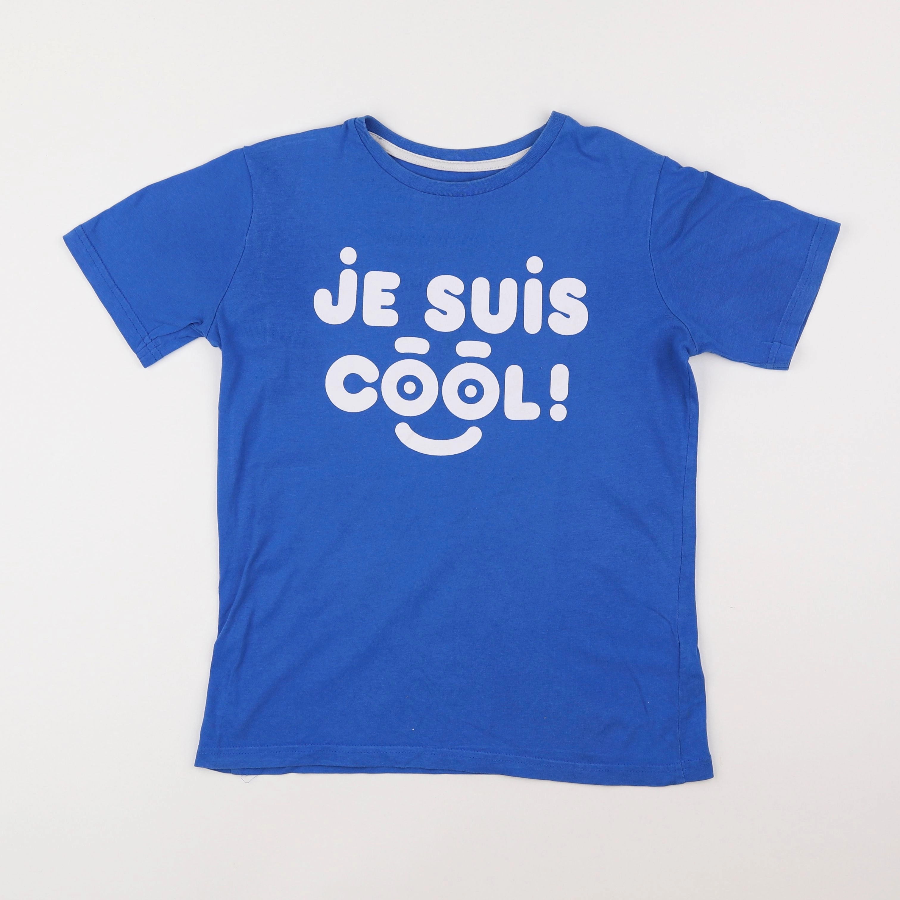 Vertbaudet - tee-shirt bleu - 12 ans