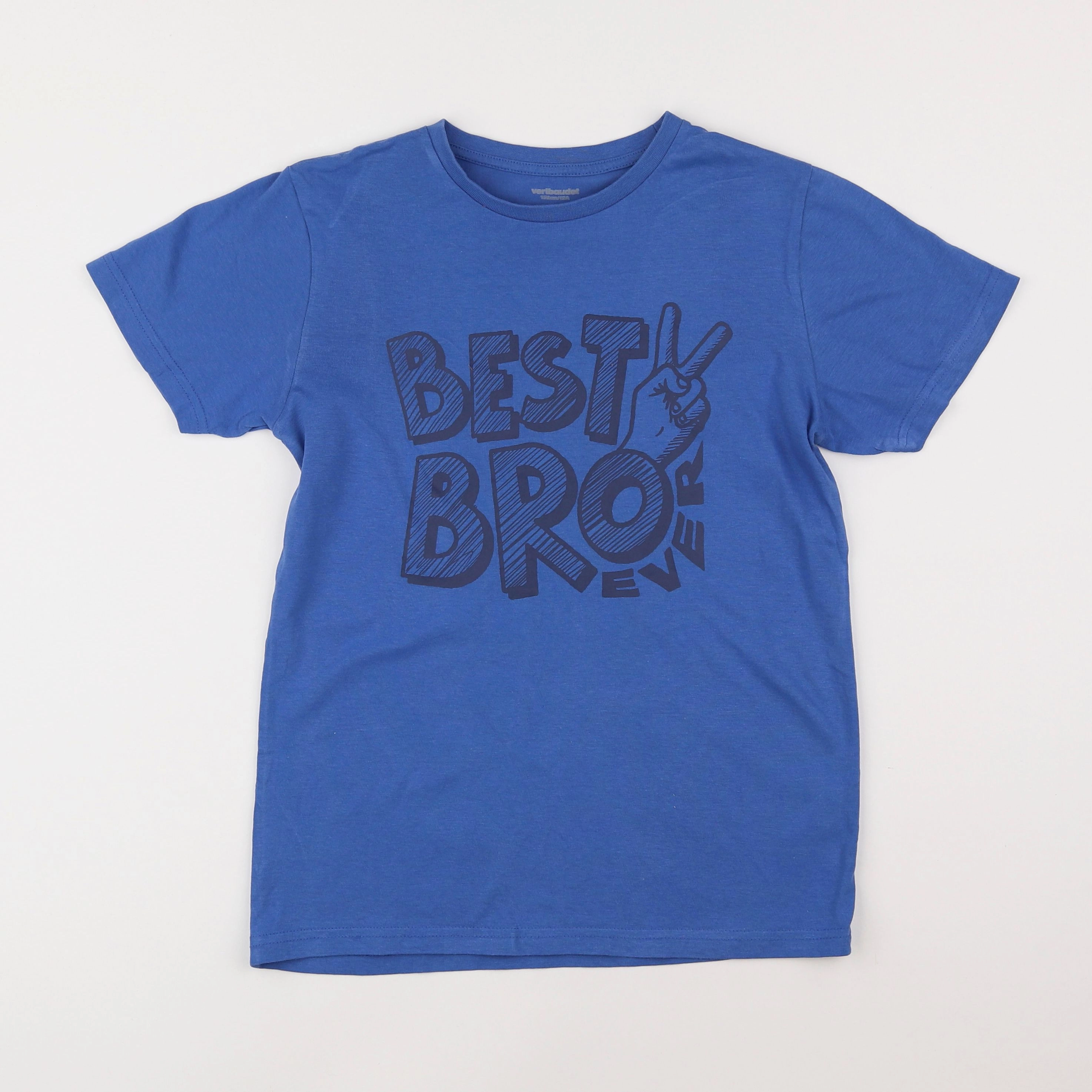 Vertbaudet - tee-shirt bleu - 12 ans