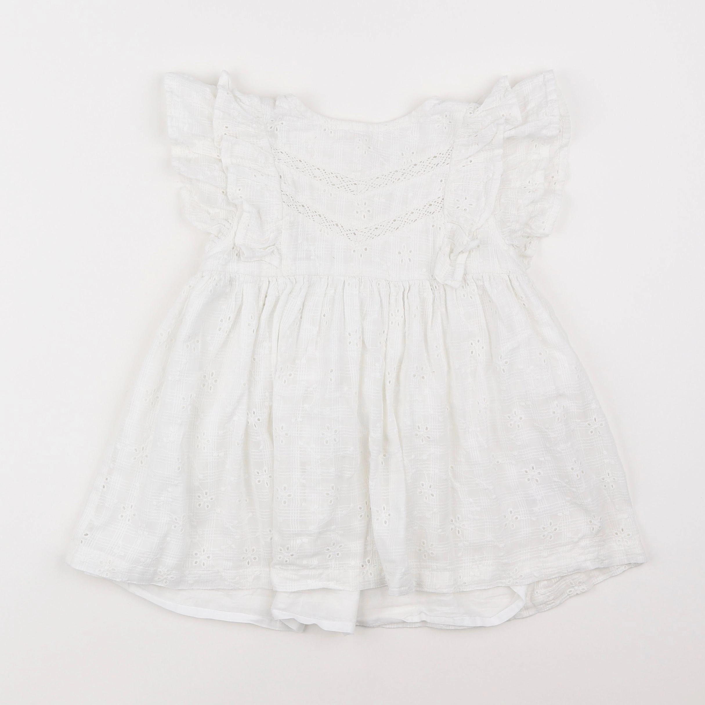 Vertbaudet - robe blanc - 3 ans