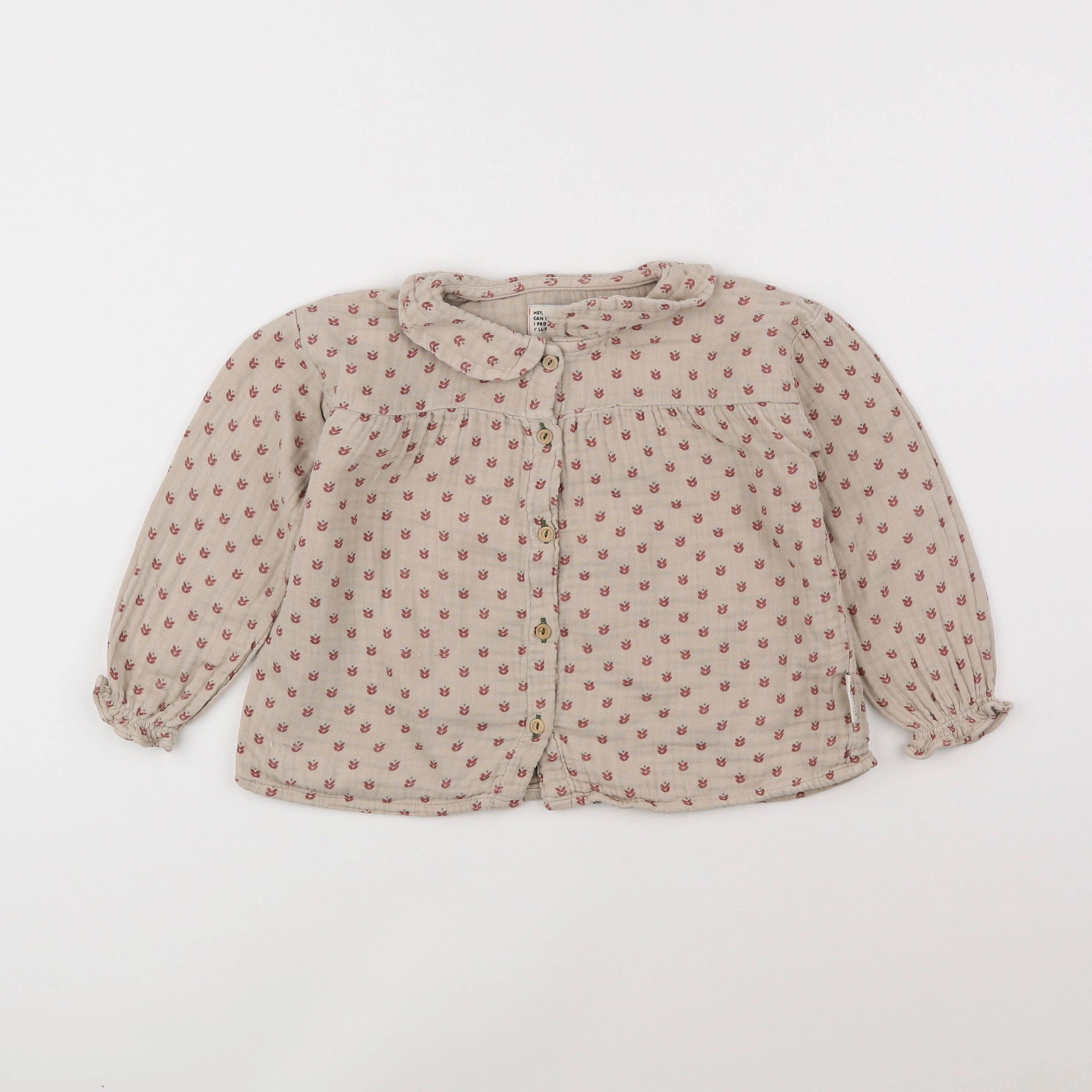 Piupiuchick - blouse beige - 4 ans