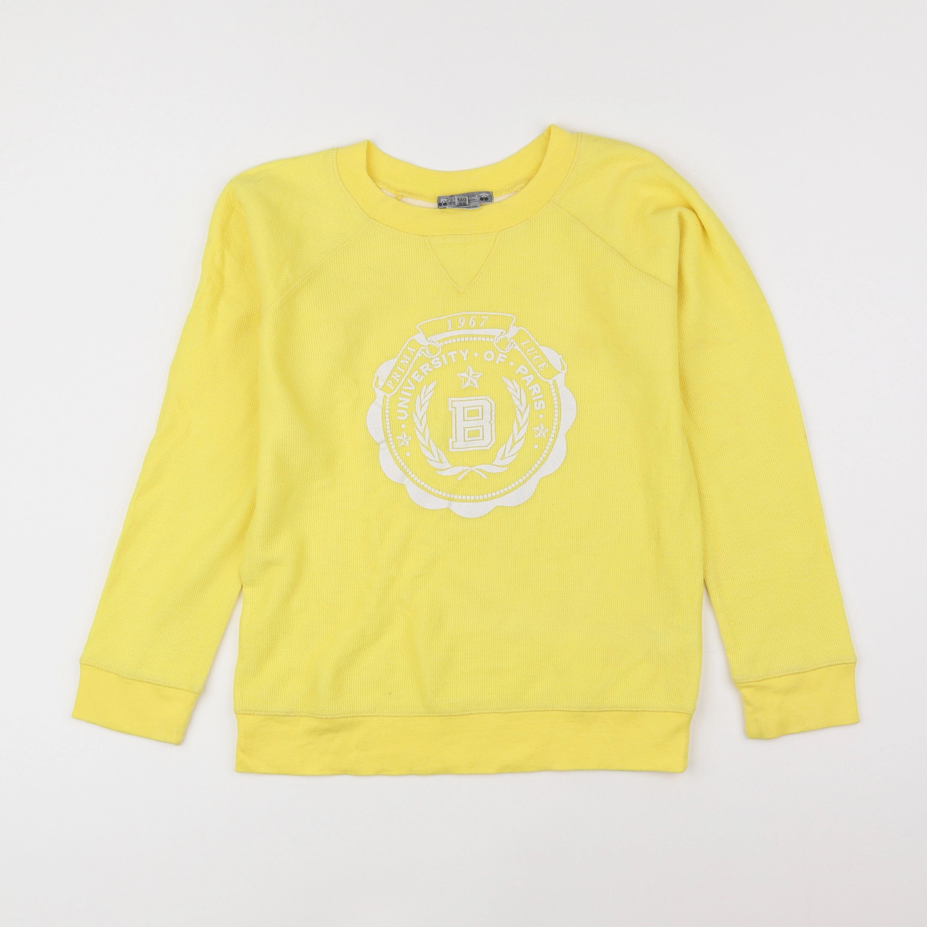 Bonpoint - sweat jaune - 10 ans