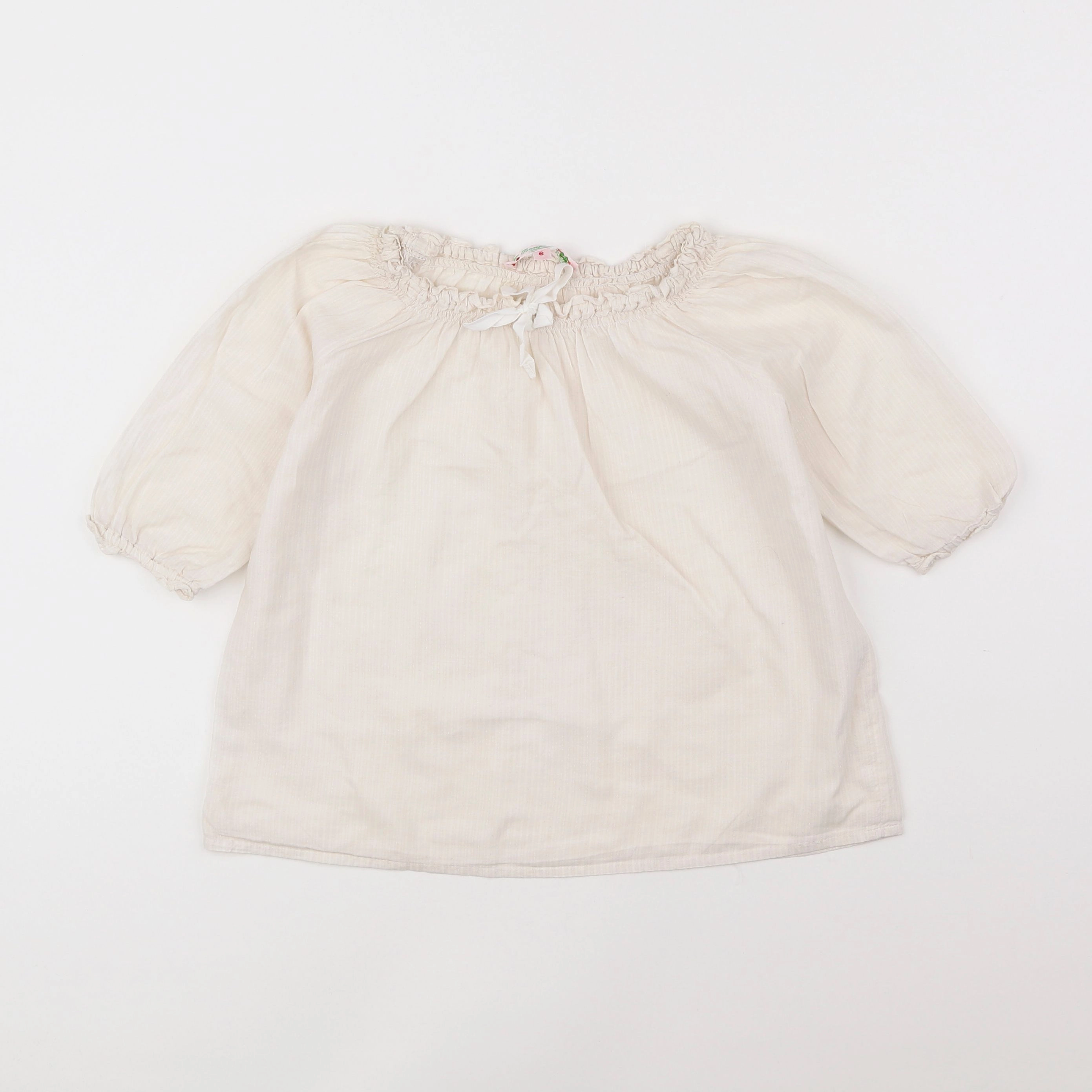 Bonpoint - blouse beige - 6 ans