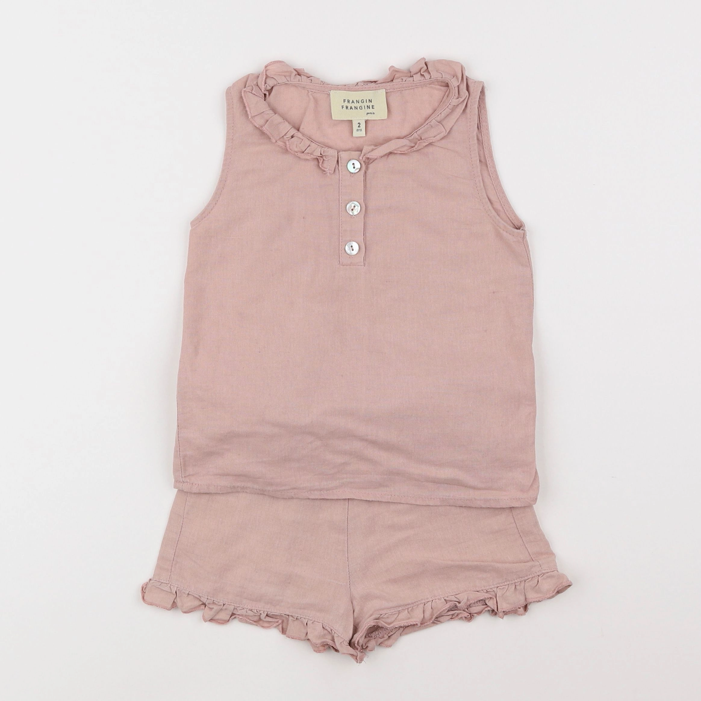 Frangin Frangine - ensemble rose - 2 ans