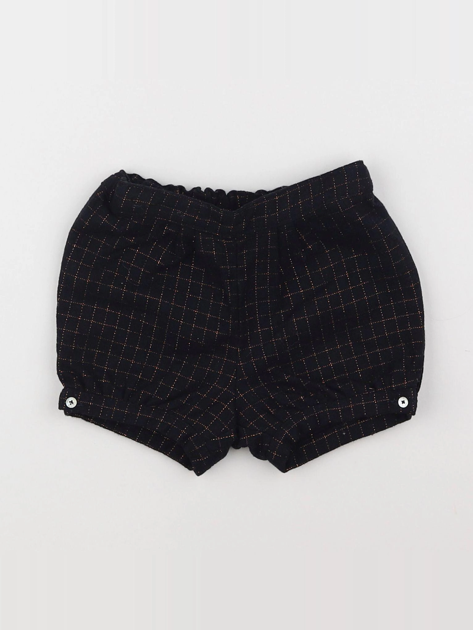 Natalys - short bleu - 12 mois