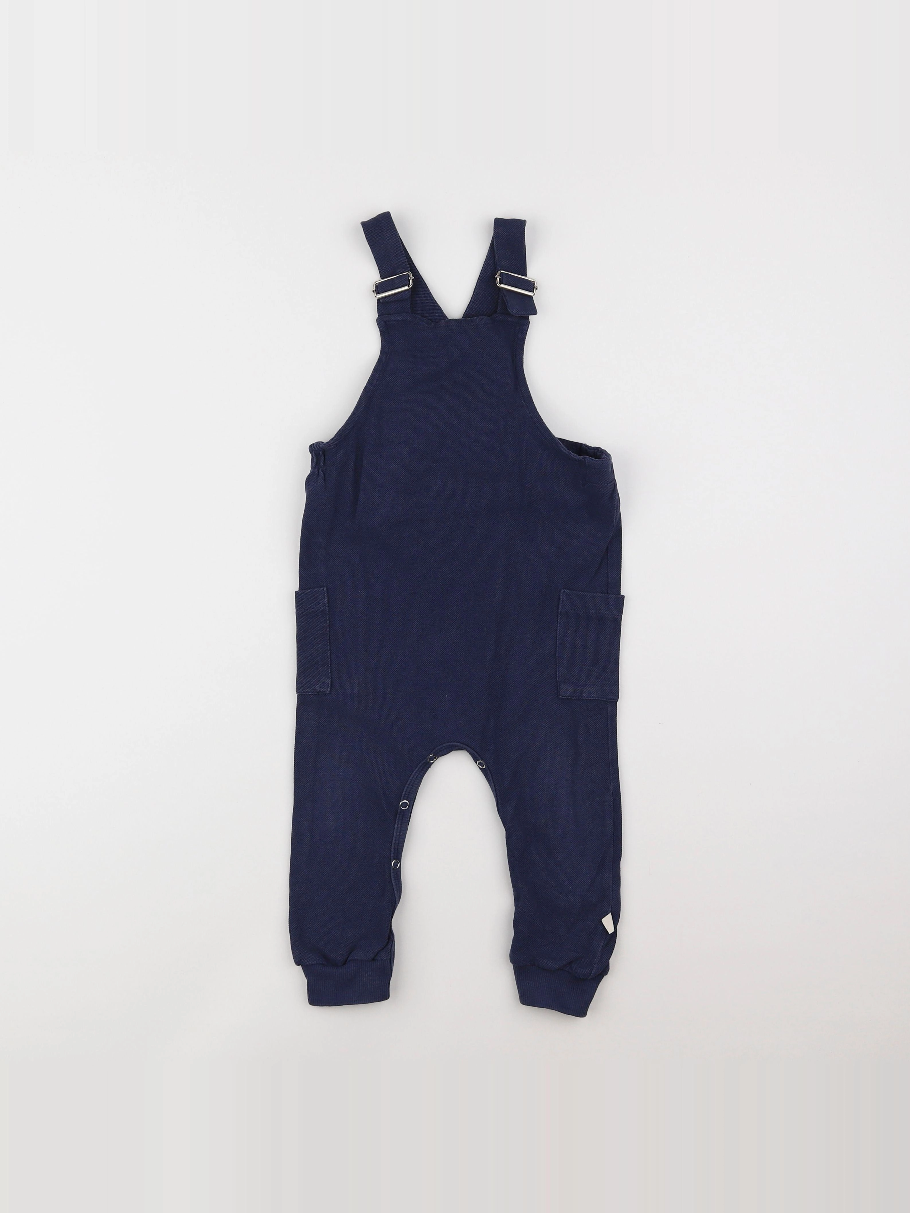 Minimalisma - salopette bleu - 18 mois à 2 ans