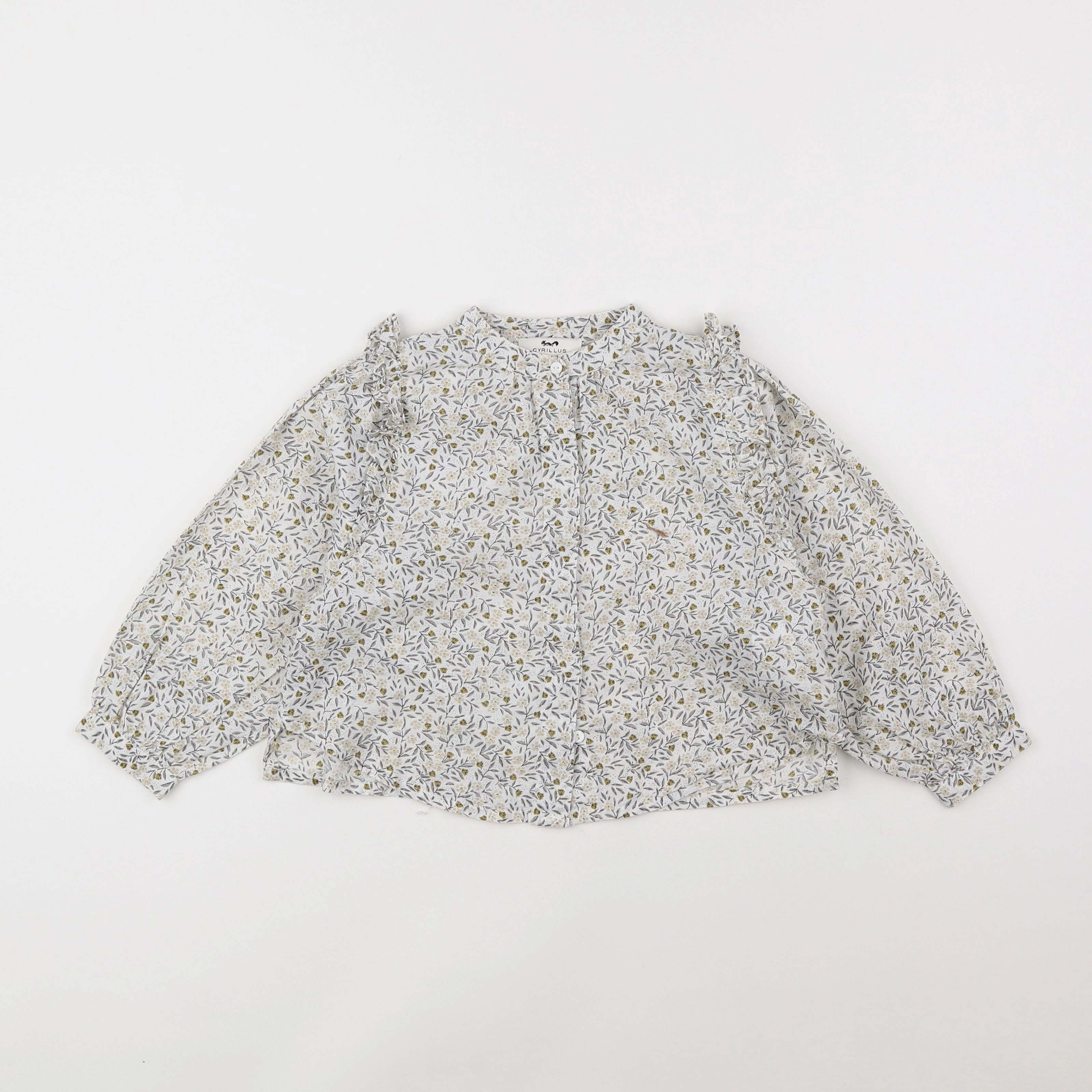 Cyrillus - blouse gris - 4 ans