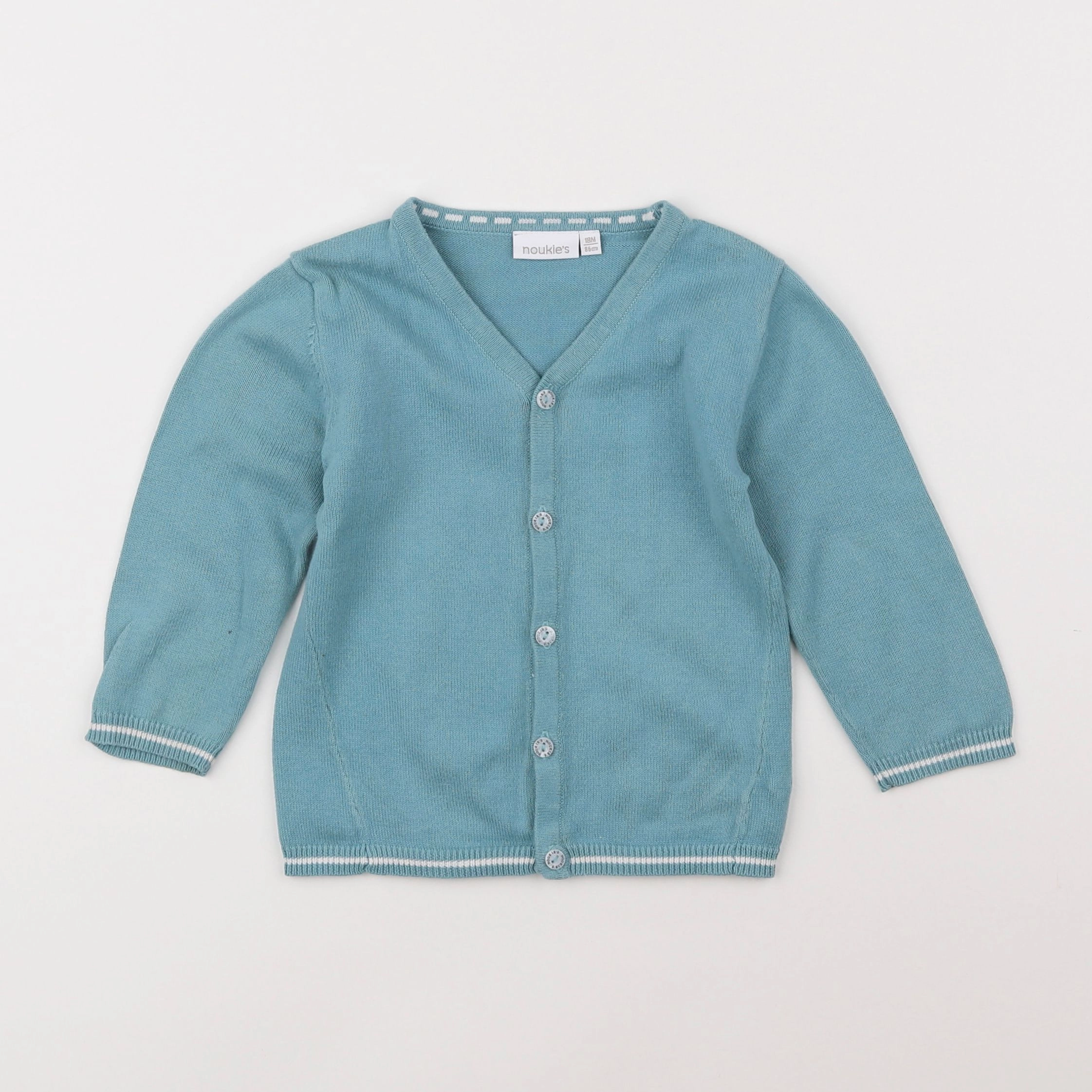 Noukie's - gilet bleu - 18 mois