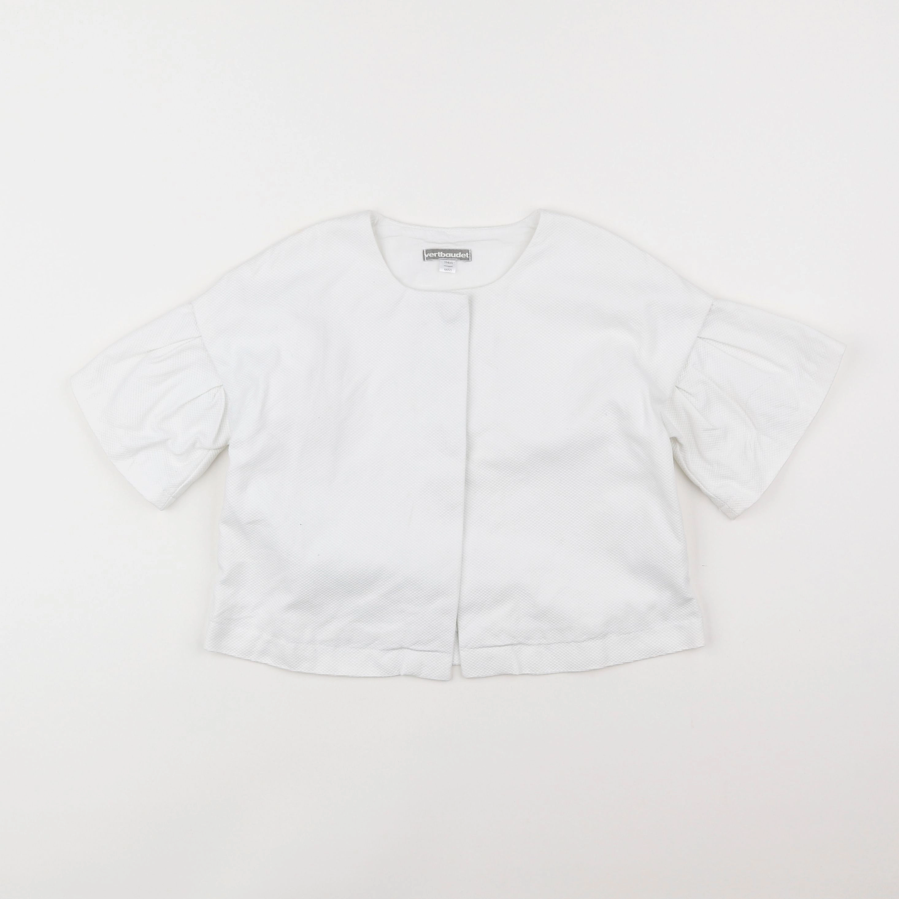 Vertbaudet - veste blanc - 6 ans